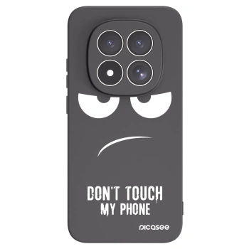 Picasee silikonski črni ovitek za Xiaomi Redmi Note 15 Pro 4G - Don't Touch My Phone