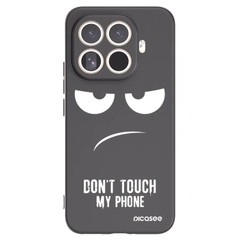 Picasee silikonski črni ovitek za Xiaomi 15T Pro - Don't Touch My Phone