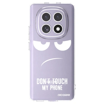Picasee silikonski prozorni ovitek za Xiaomi Redmi Note 15 - Don't Touch My Phone