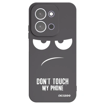 Picasee silikonski črni ovitek za Xiaomi Redmi 15C 5G - Don't Touch My Phone