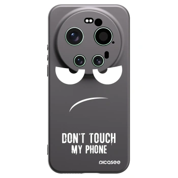 Picasee silikonski črni ovitek za Xiaomi 17 Ultra - Don't Touch My Phone