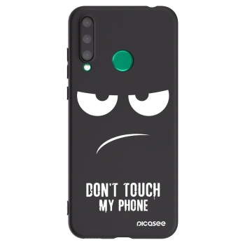 Picasee silikonski črni ovitek za Honor 20 Lite - Don't Touch My Phone