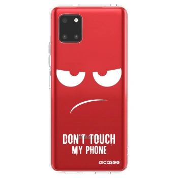 Picasee silikonski prozorni ovitek za Samsung Galaxy Note 10 Lite N770F - Don't Touch My Phone