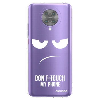 Picasee silikonski prozorni ovitek za Xiaomi Poco F2 Pro - Don't Touch My Phone