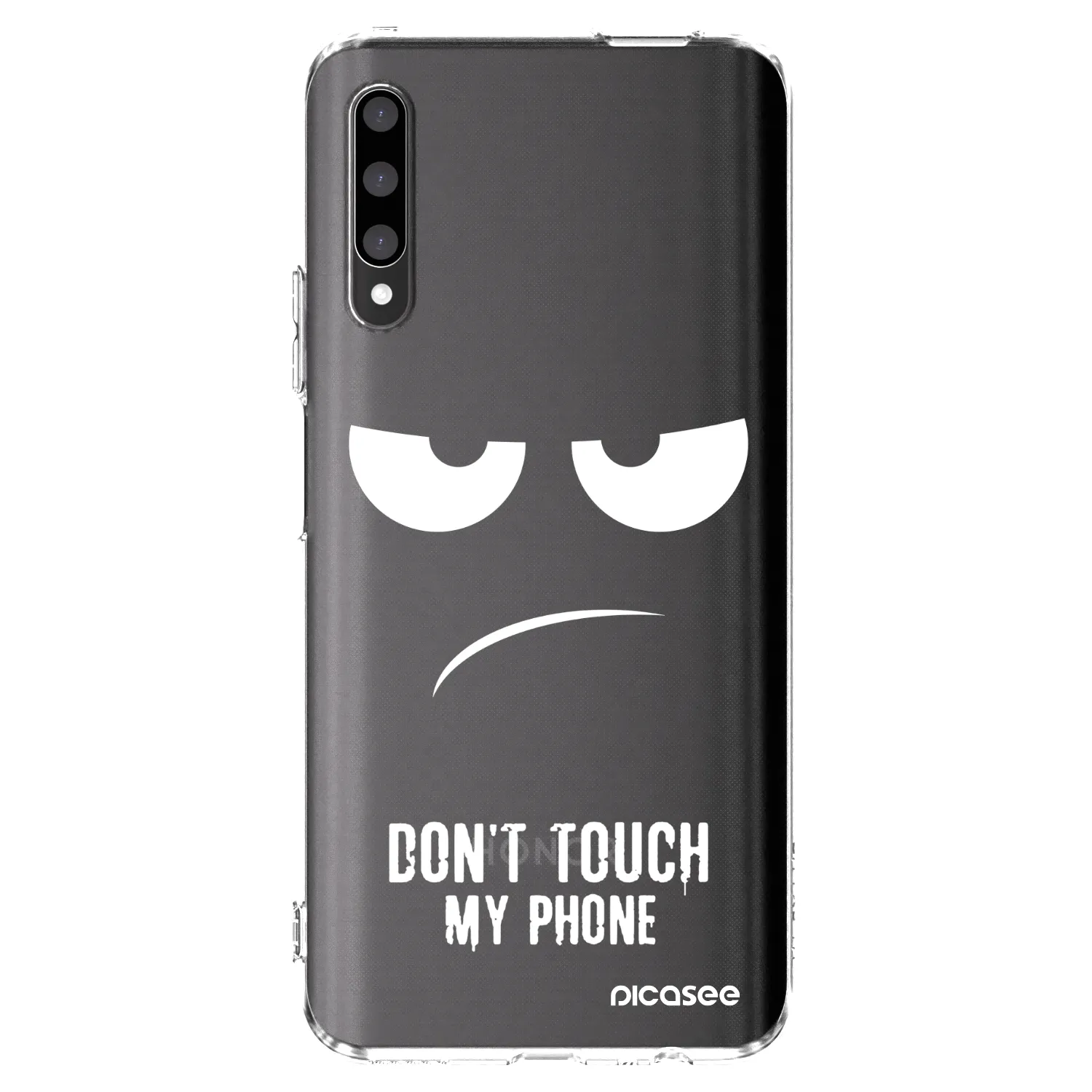 Picasee silikonski prozorni ovitek za Honor 9X Pro - Don't Touch My Phone