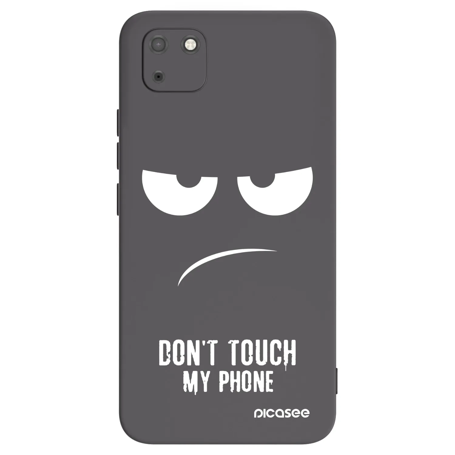 Picasee silikonski črni ovitek za Huawei Y5P - Don't Touch My Phone