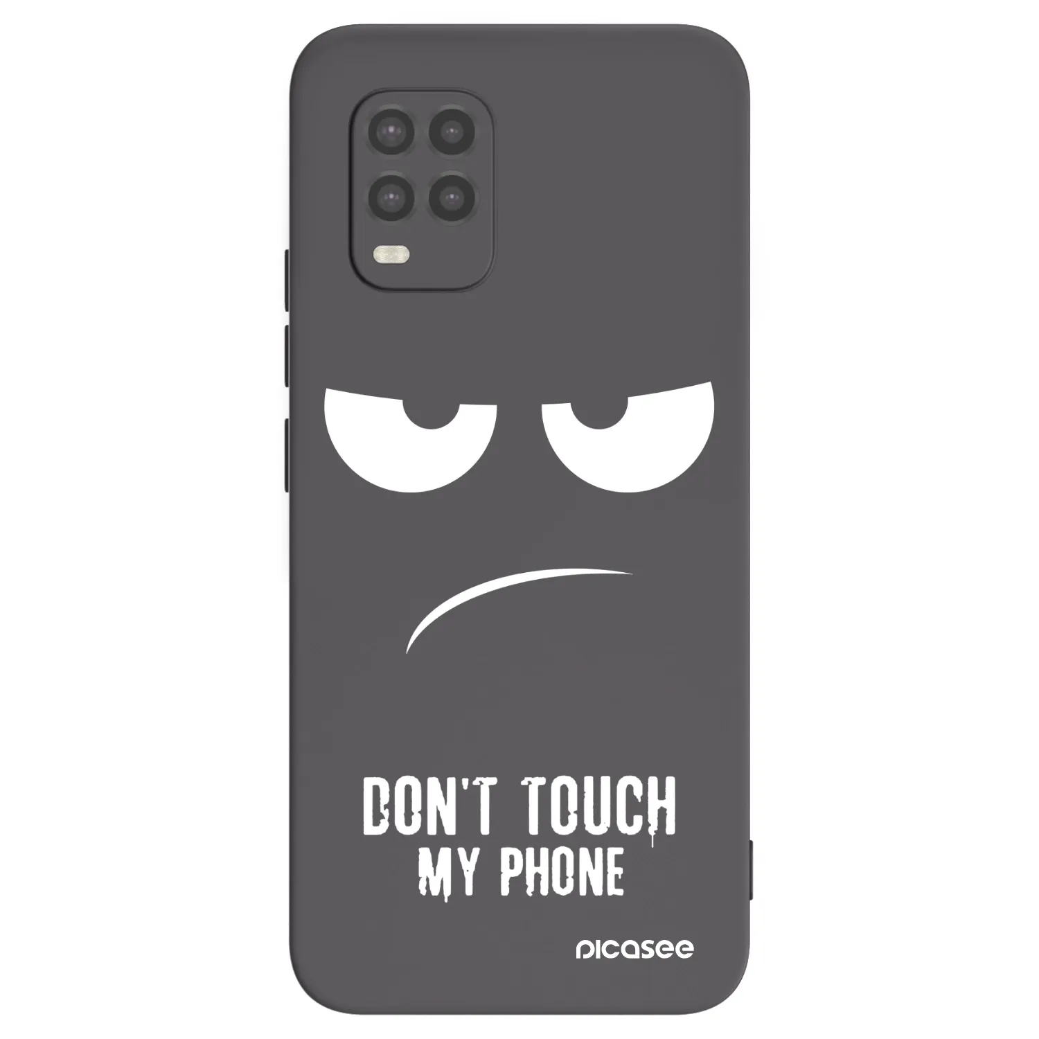 Picasee silikonski črni ovitek za Xiaomi Mi 10 Lite - Don't Touch My Phone