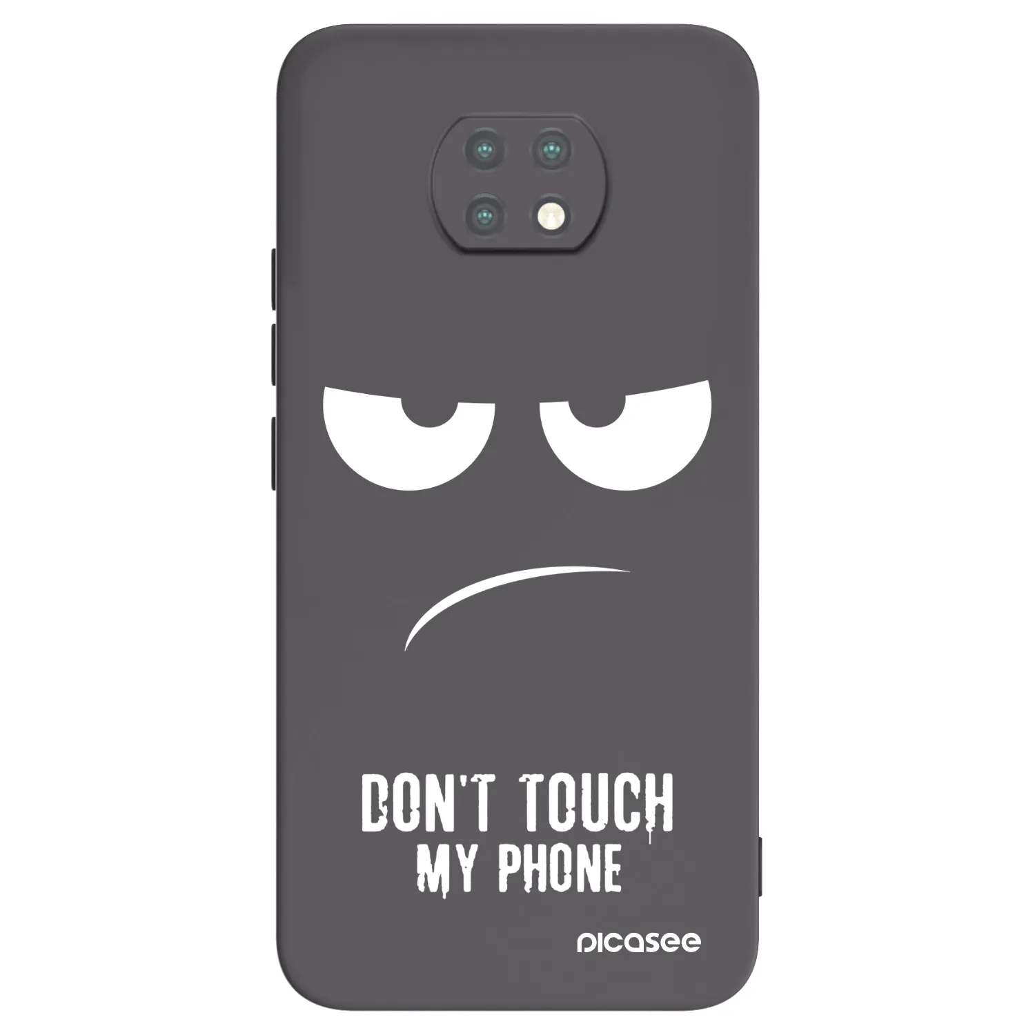 Picasee silikonski črni ovitek za Xiaomi Redmi Note 9T - Don't Touch My Phone