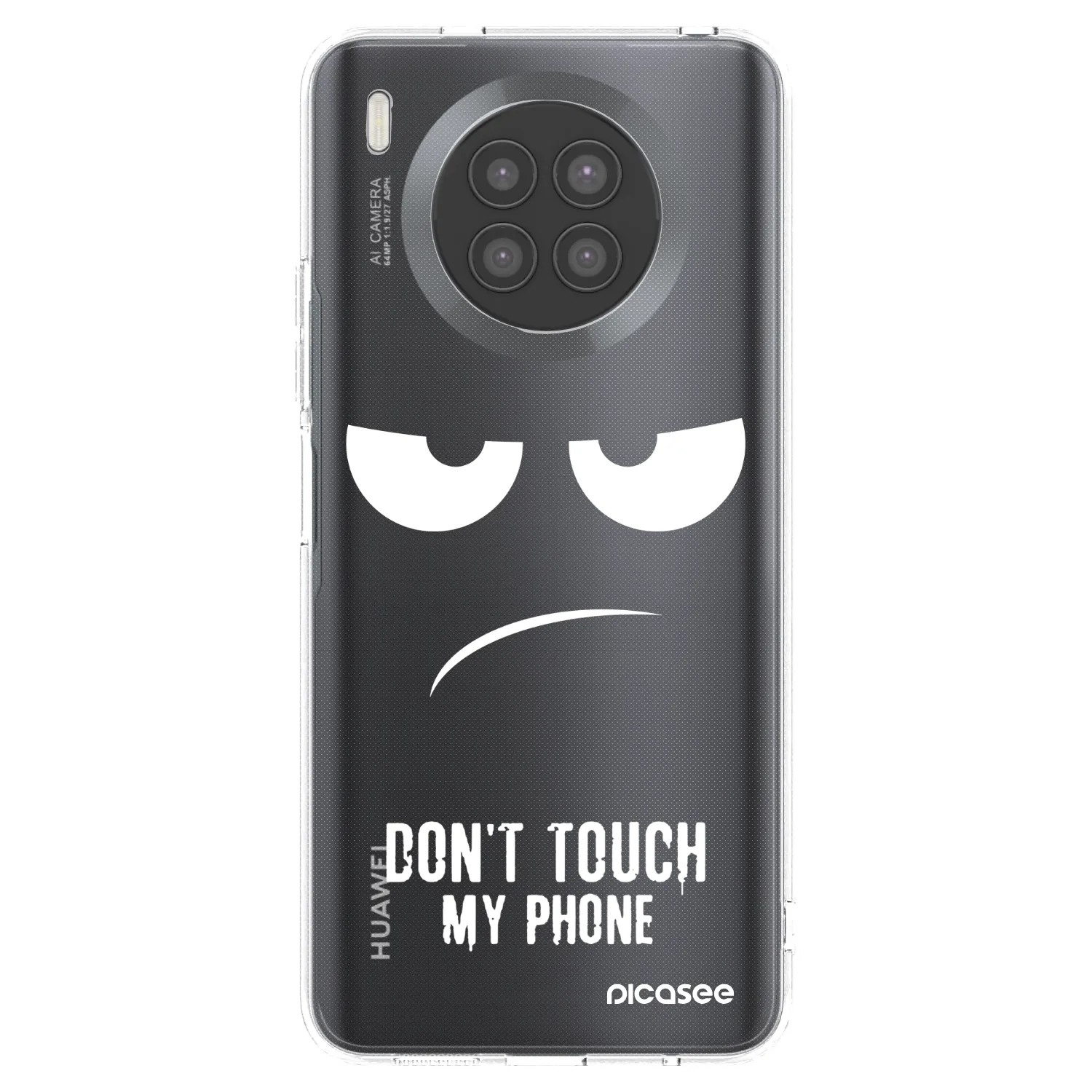 Picasee silikonski prozorni ovitek za Huawei Nova 8i - Don't Touch My Phone