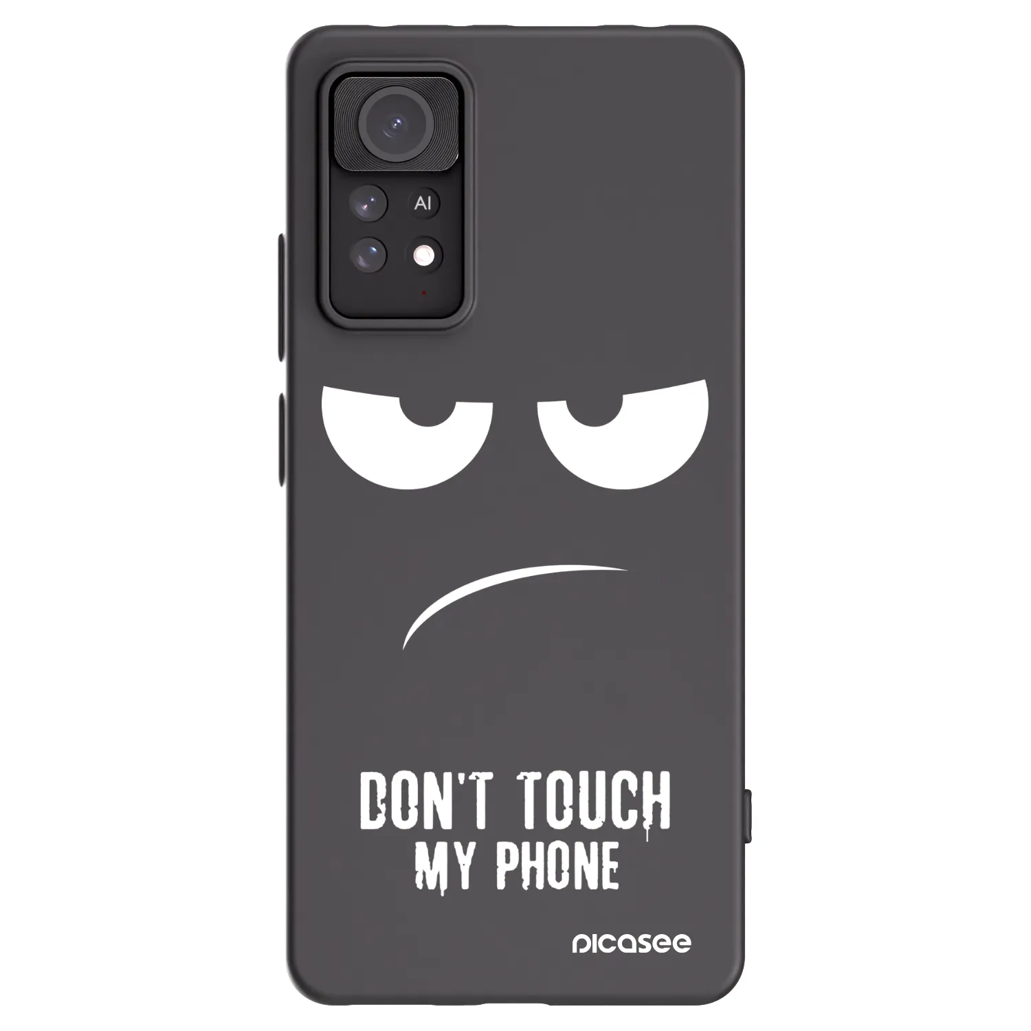 Picasee silikonski črni ovitek za Xiaomi Redmi Note 11 Pro - Don't Touch My Phone
