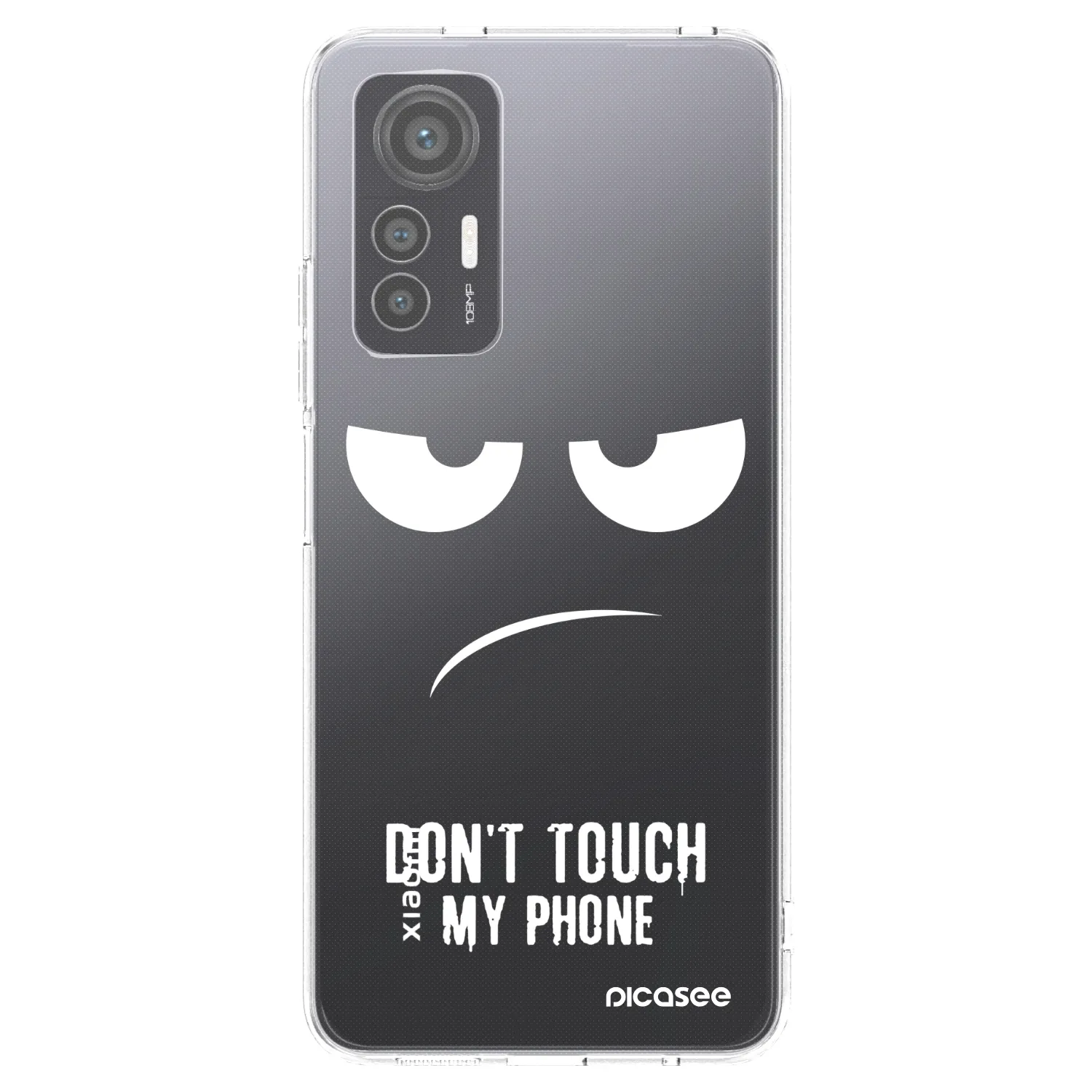 Picasee silikonski prozorni ovitek za Xiaomi 12 Lite - Don't Touch My Phone