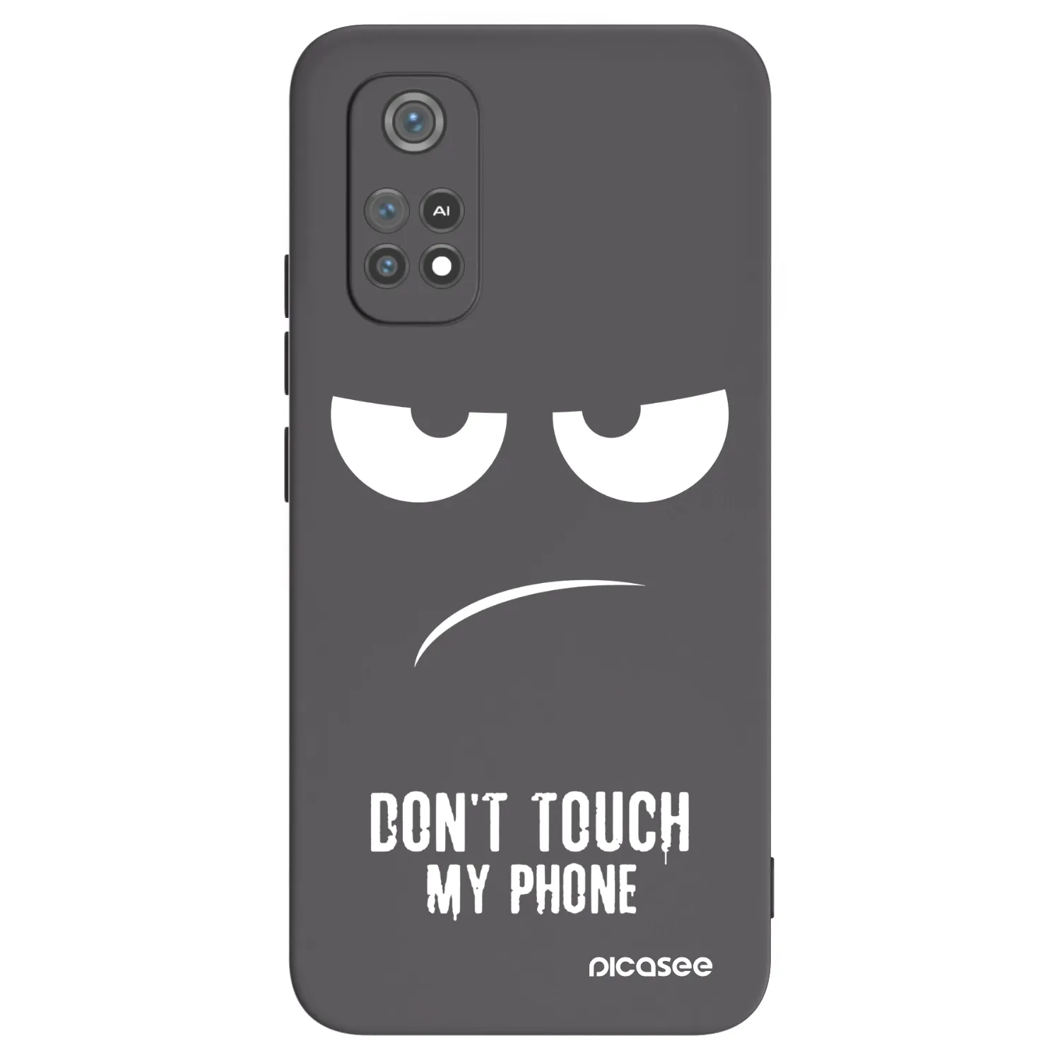 Picasee silikonski črni ovitek za Xiaomi Poco M4 Pro - Don't Touch My Phone