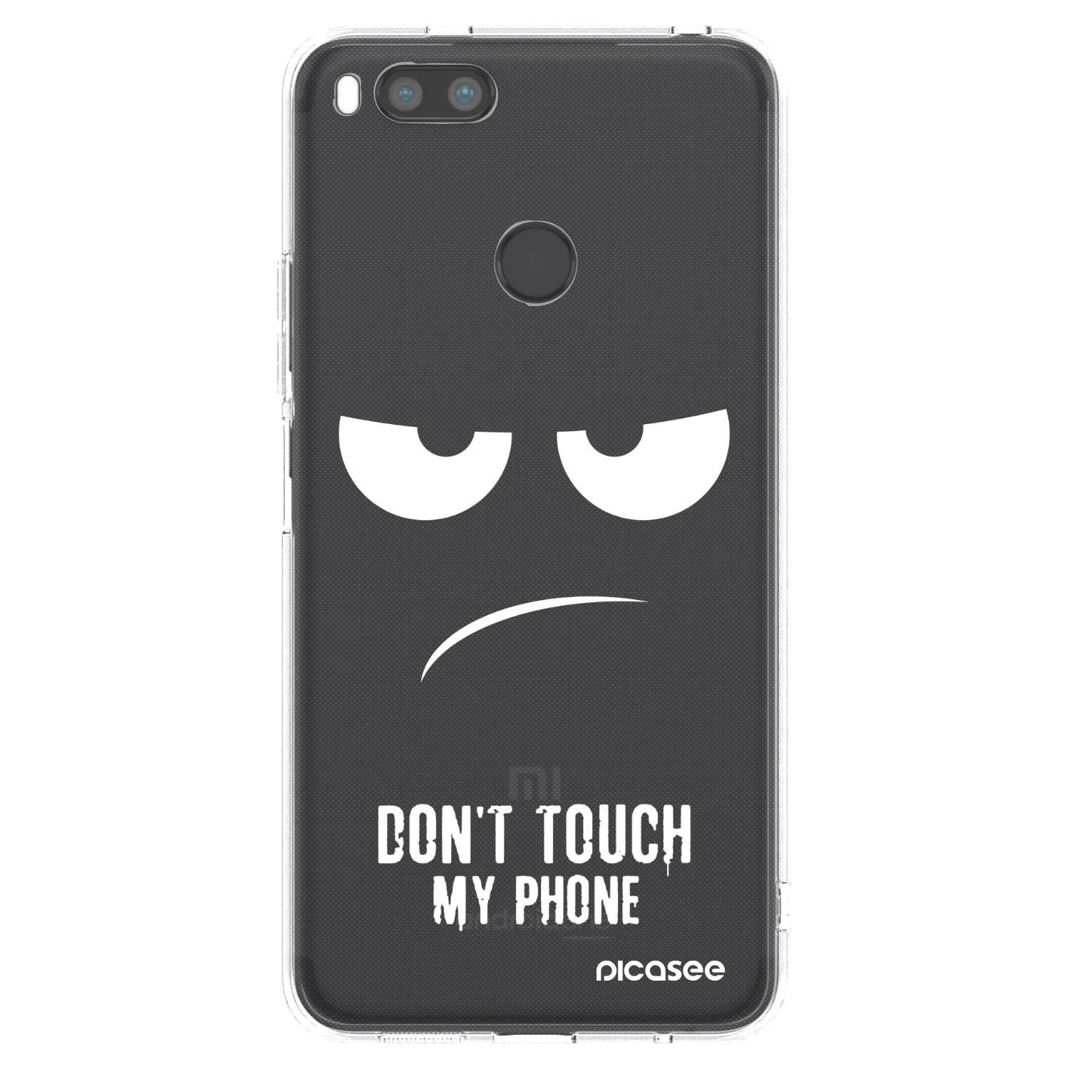 Picasee silikonski prozorni ovitek za Xiaomi Redmi A1 - Don't Touch My Phone
