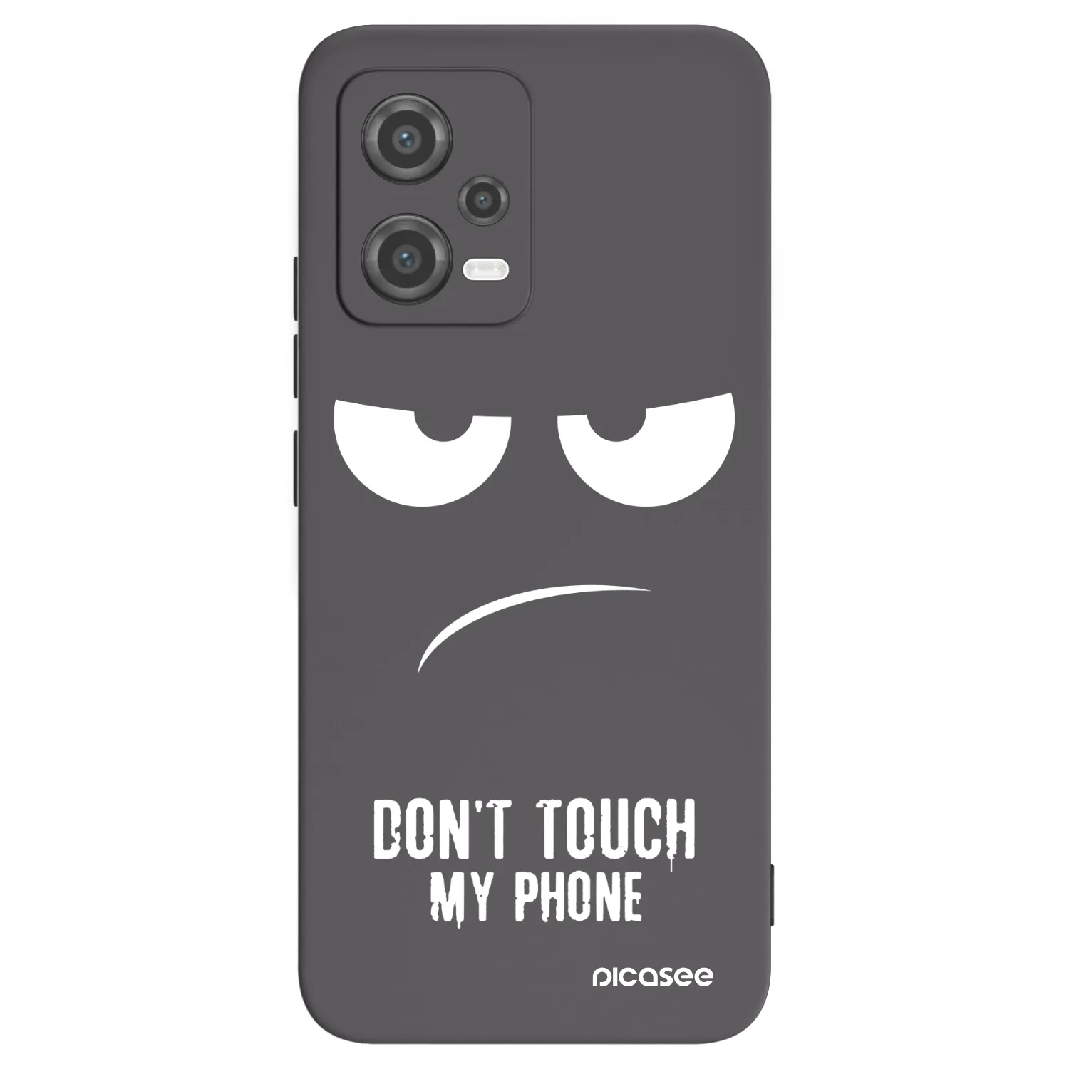 Picasee silikonski črni ovitek za Xiaomi Poco X5 - Don't Touch My Phone