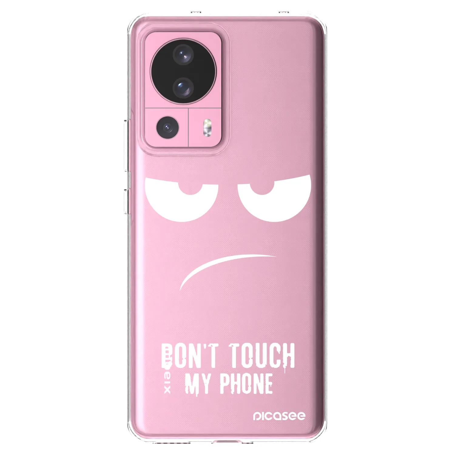 Picasee silikonski prozorni ovitek za Xiaomi 13 Lite - Don't Touch My Phone