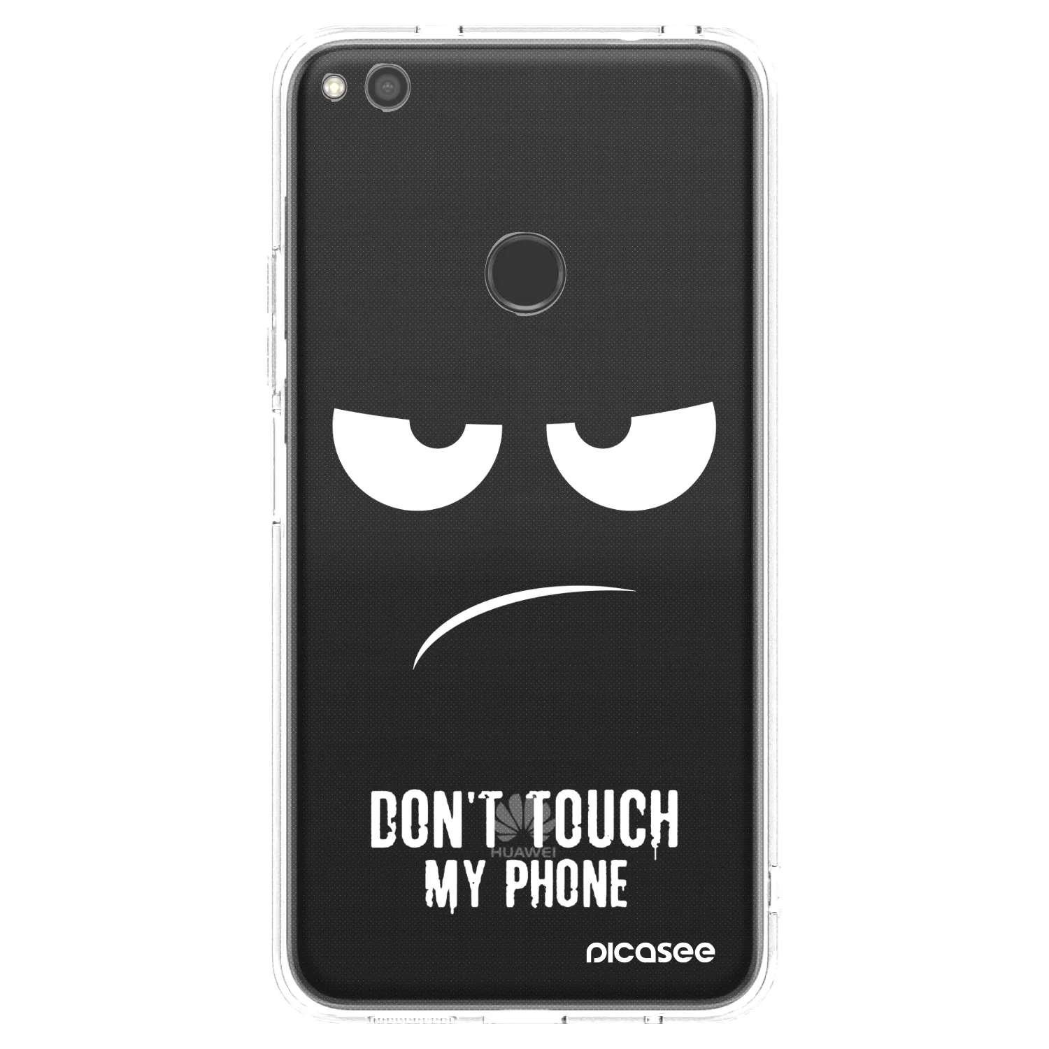 Picasee silikonski prozorni ovitek za Huawei P9 Lite 2017 - Don't Touch My Phone