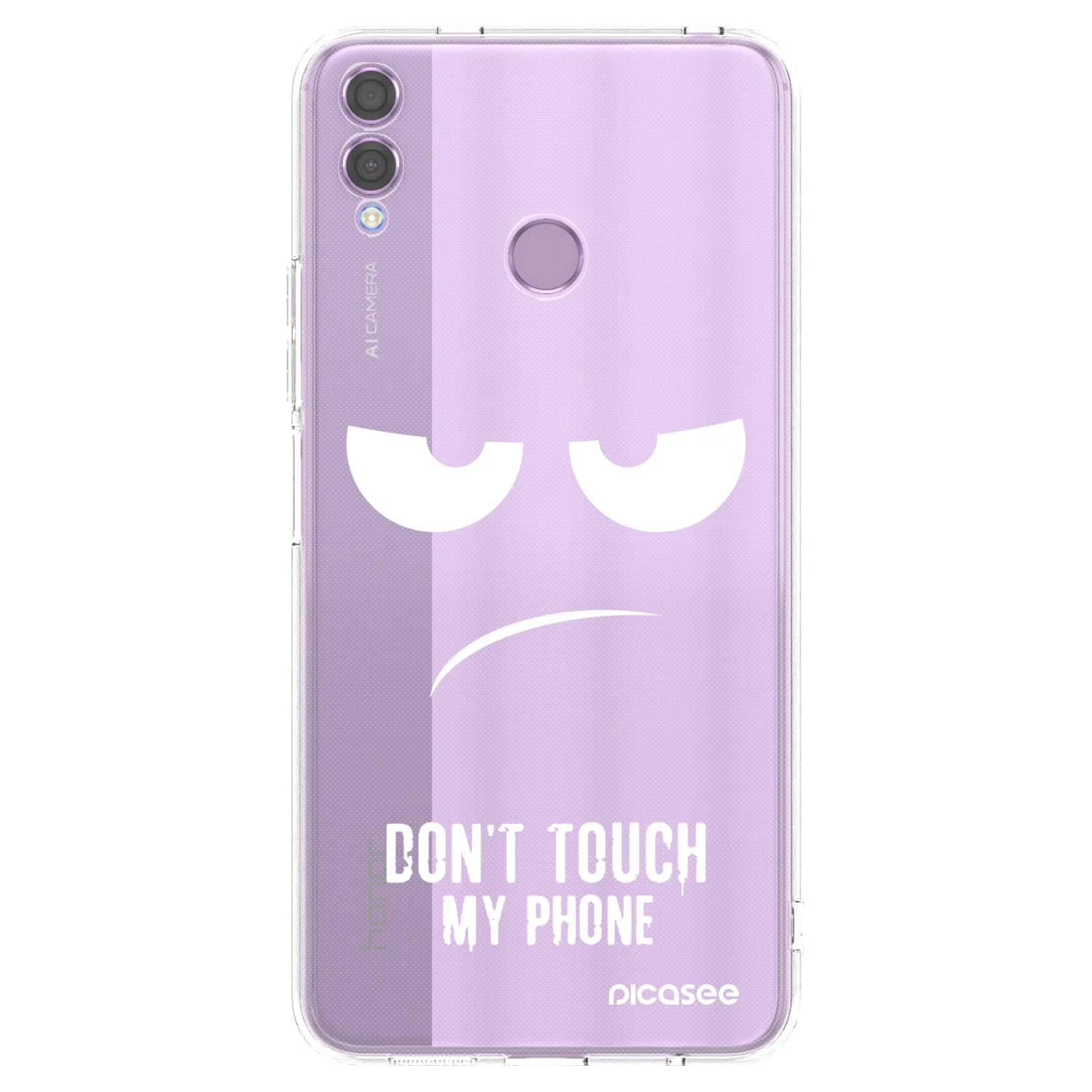 Picasee silikonski prozorni ovitek za Honor 8X - Don't Touch My Phone