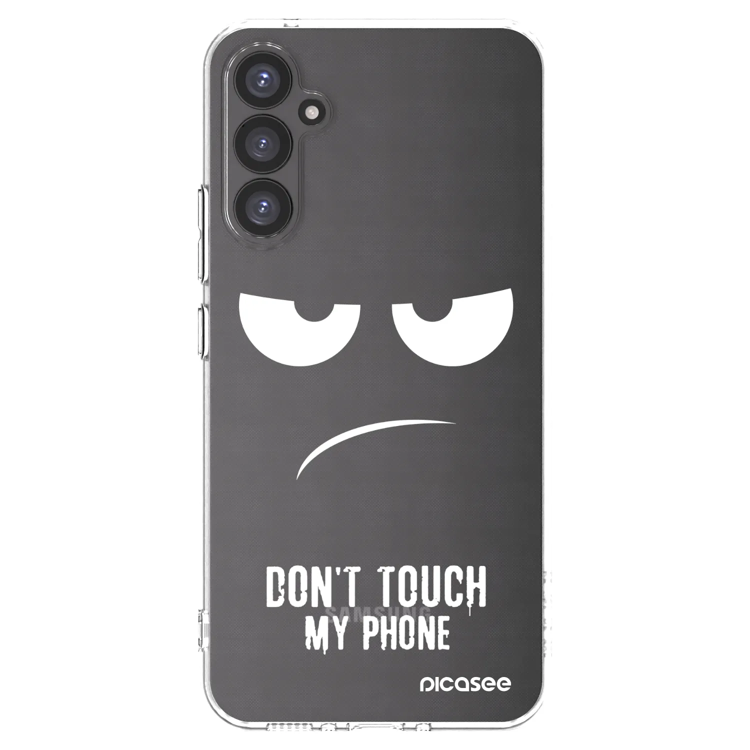 Picasee silikonski prozorni ovitek za Samsung Galaxy A34 5G A346B - Don't Touch My Phone