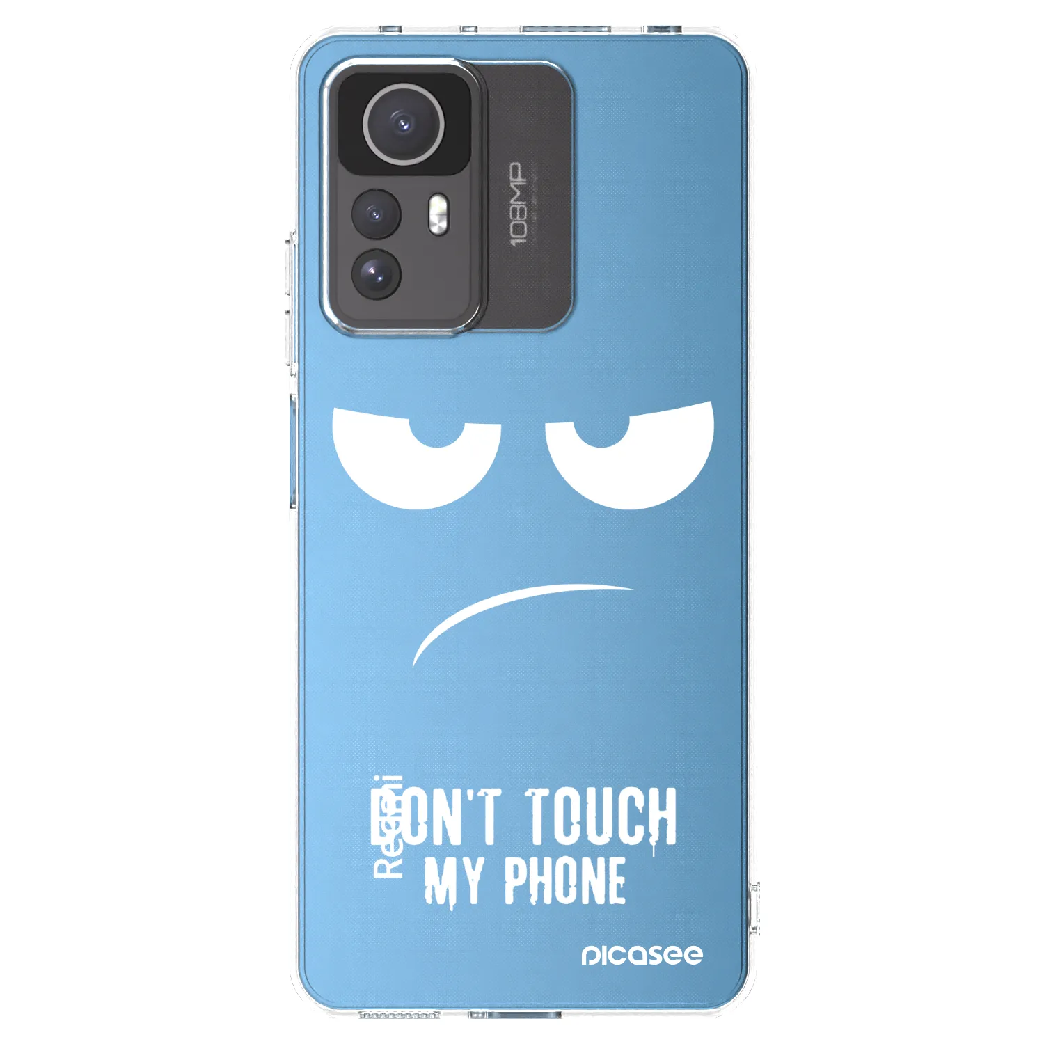 Picasee silikonski prozorni ovitek za Xiaomi Redmi Note 12S - Don't Touch My Phone