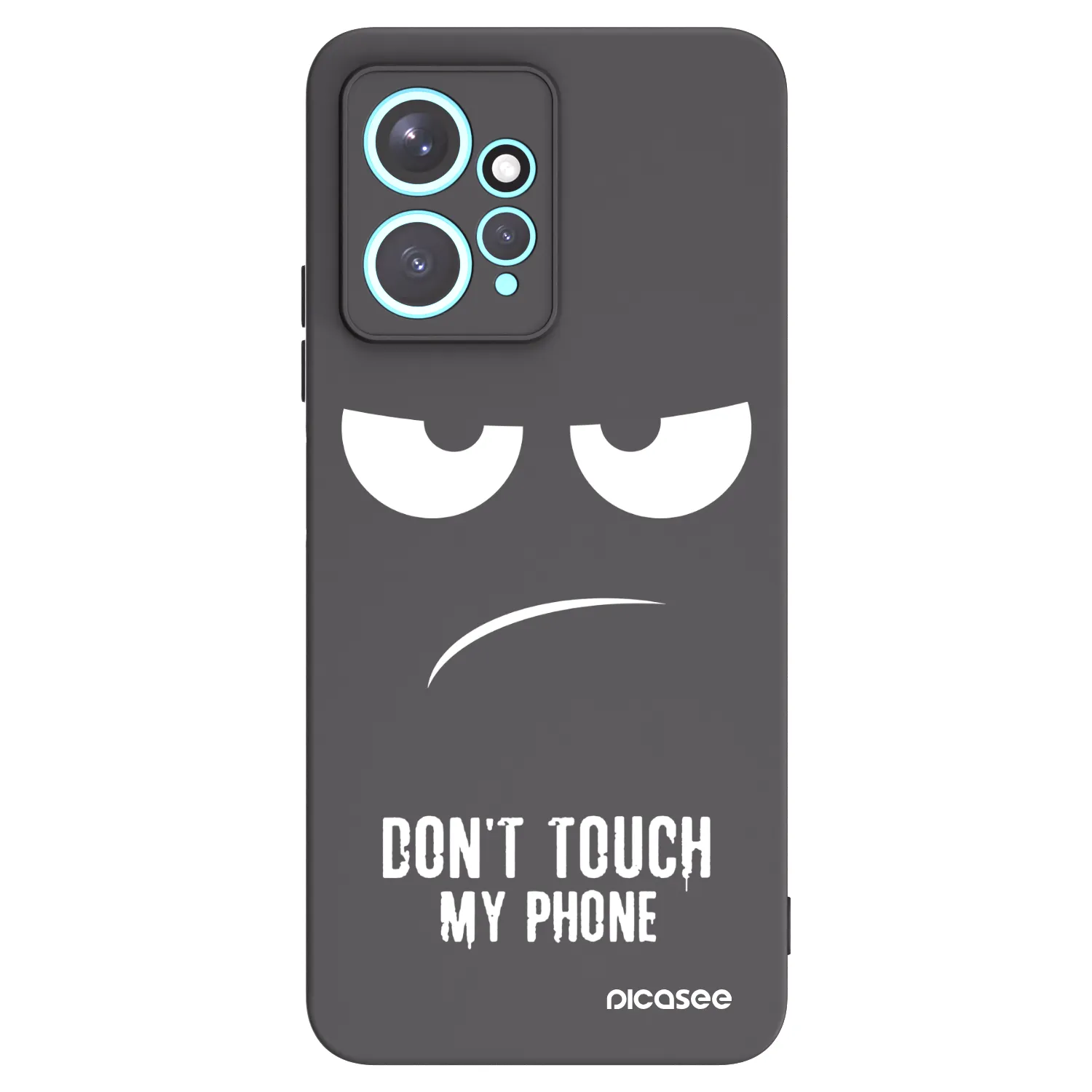 Picasee silikonski črni ovitek za Xiaomi Redmi Note 12 4G - Don't Touch My Phone