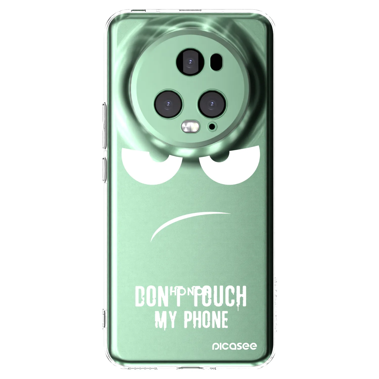 Picasee silikonski prozorni ovitek za Honor Magic5 Pro - Don't Touch My Phone