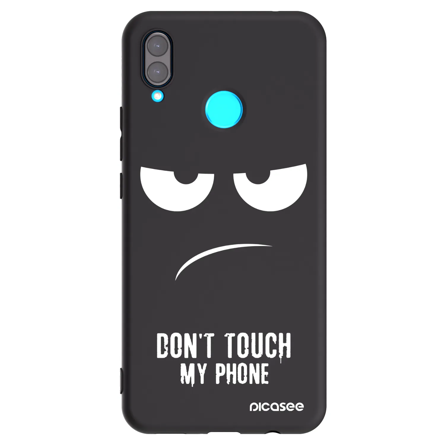 Picasee silikonski črni ovitek za Huawei Nova 3 - Don't Touch My Phone
