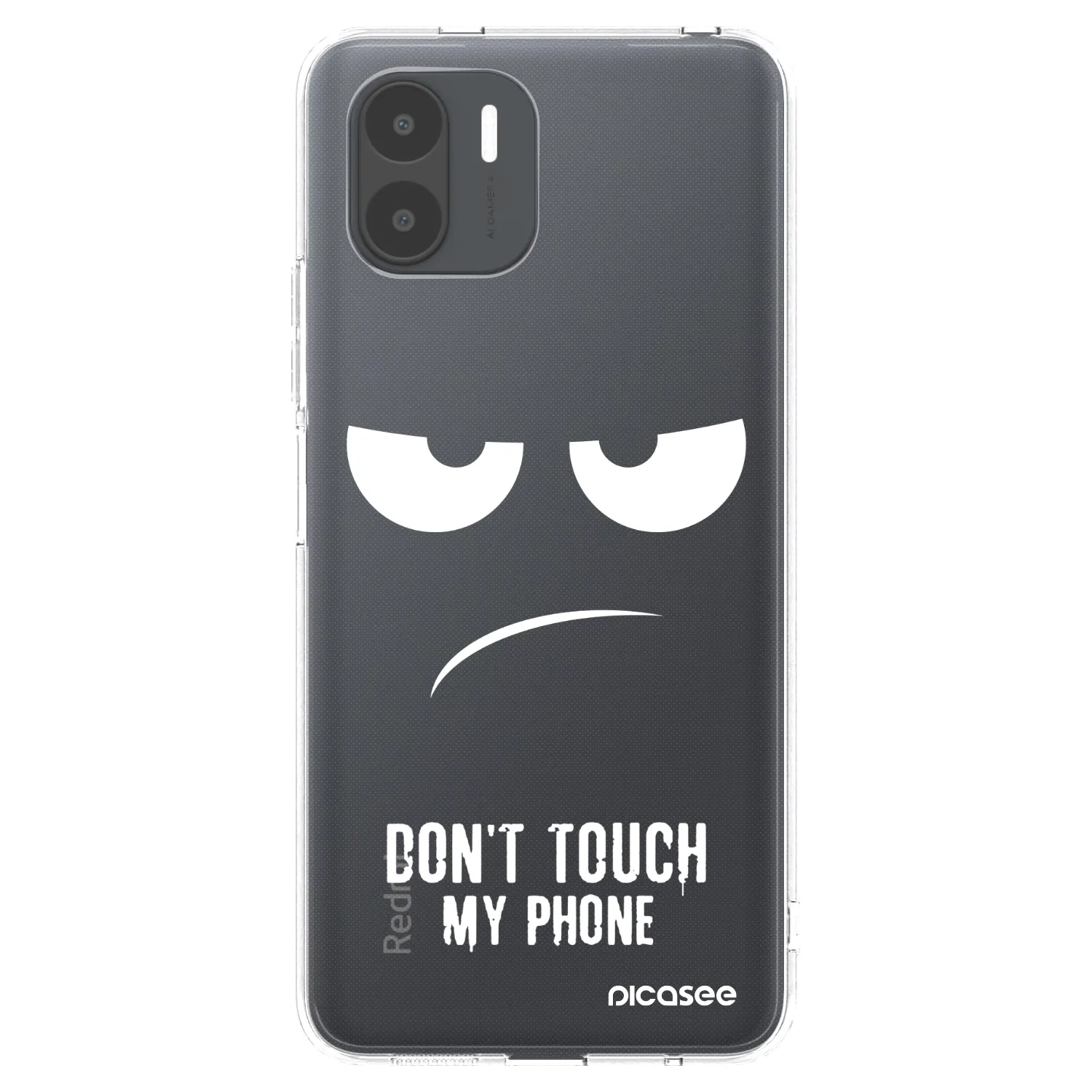 Picasee silikonski prozorni ovitek za Xiaomi Redmi A2 - Don't Touch My Phone