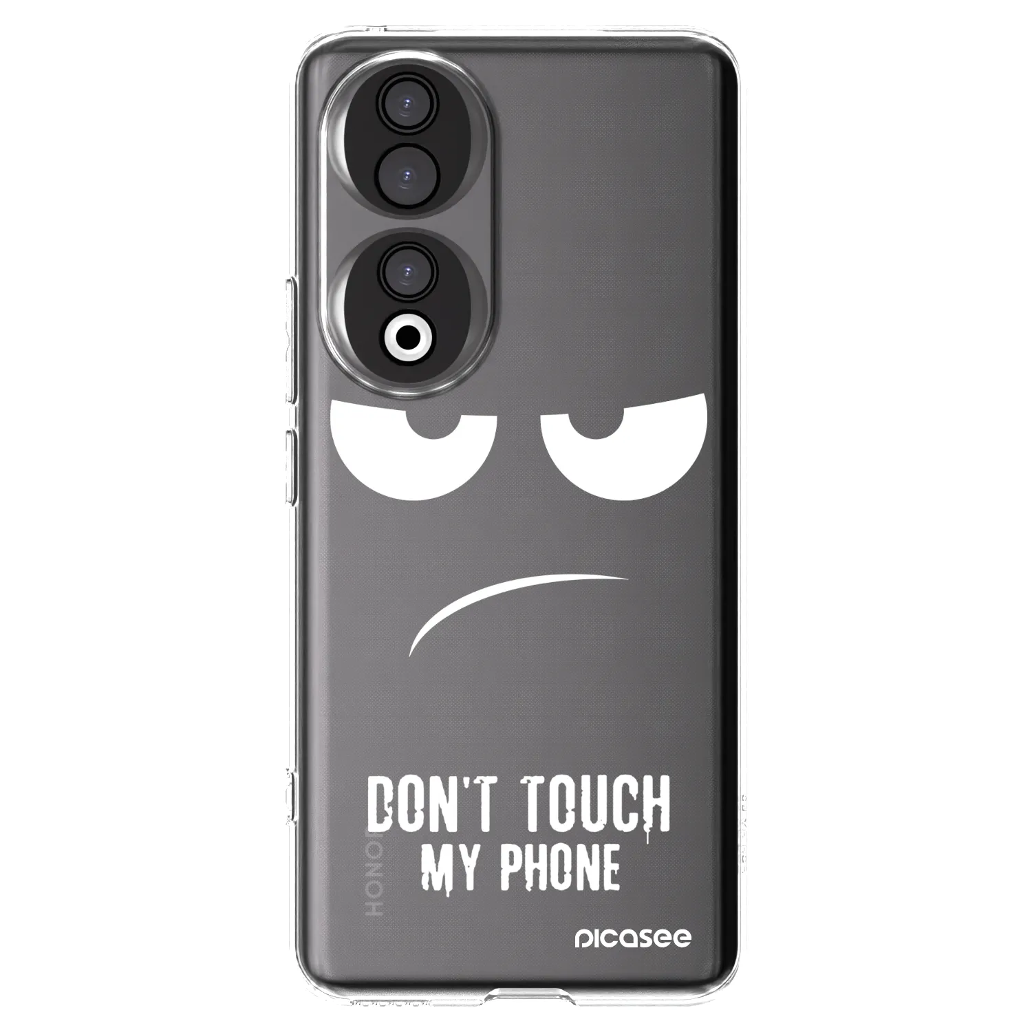 Picasee silikonski prozorni ovitek za Honor 90 5G - Don't Touch My Phone