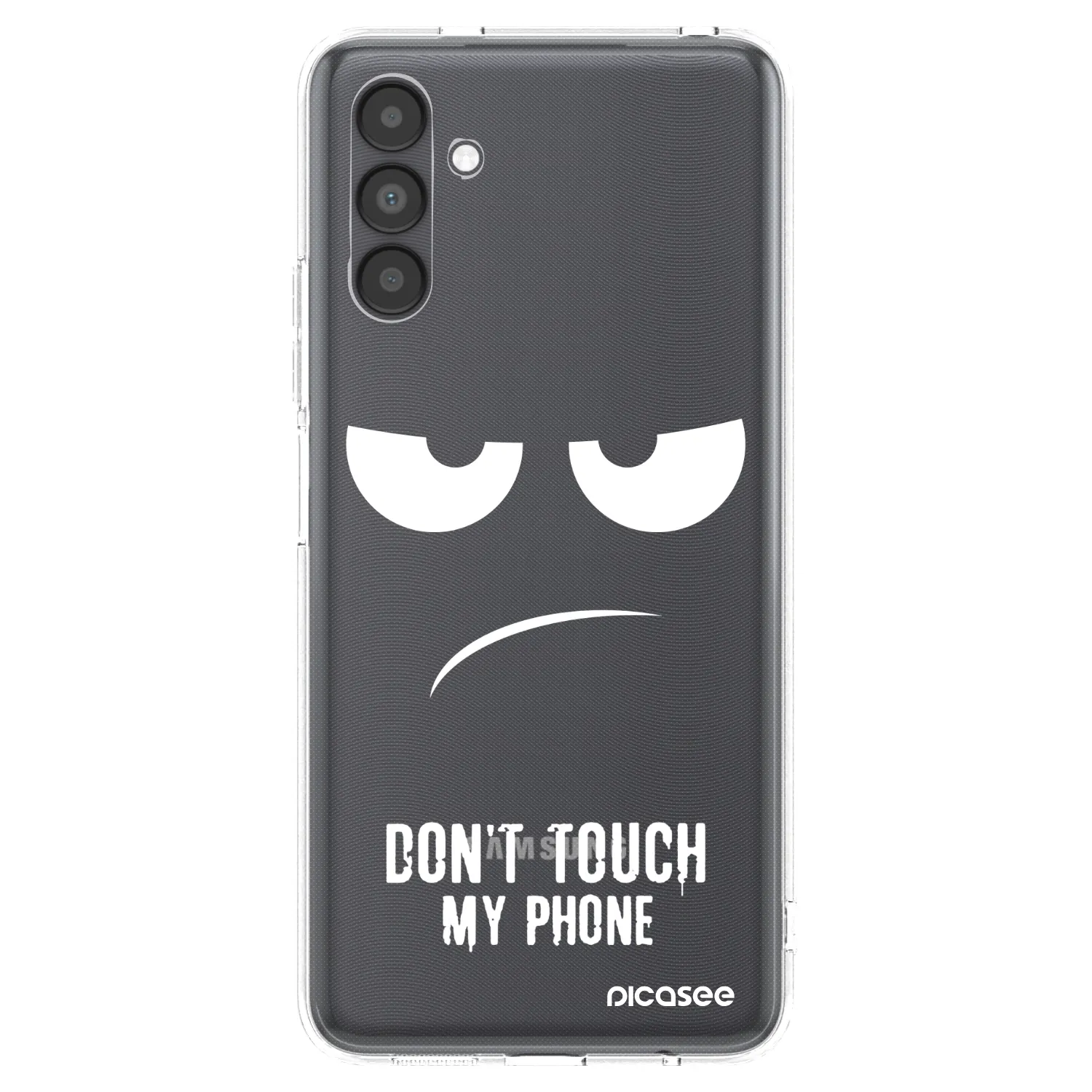 Picasee silikonski prozorni ovitek za Samsung Galaxy A04s A047F - Don't Touch My Phone