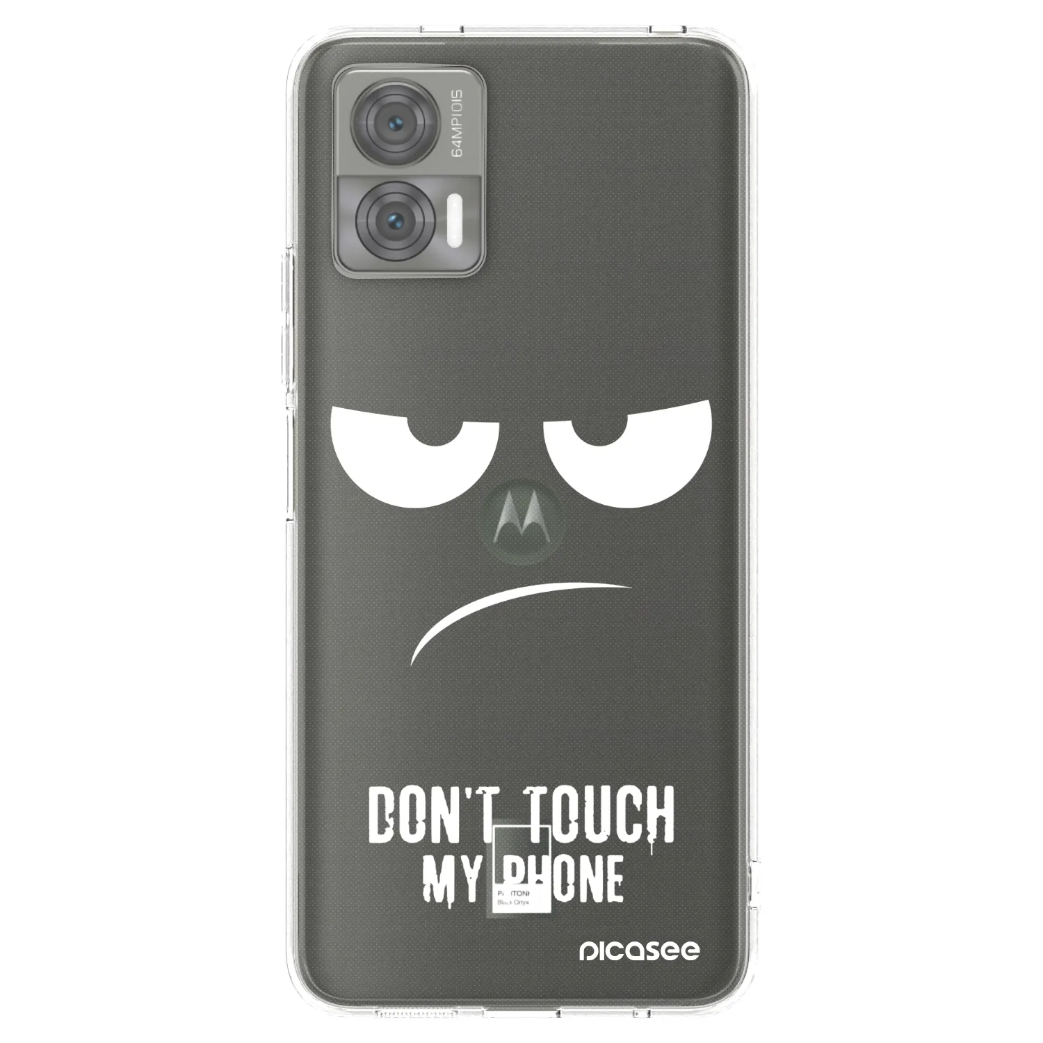Picasee silikonski prozorni ovitek za Motorola Edge 30 Neo - Don't Touch My Phone