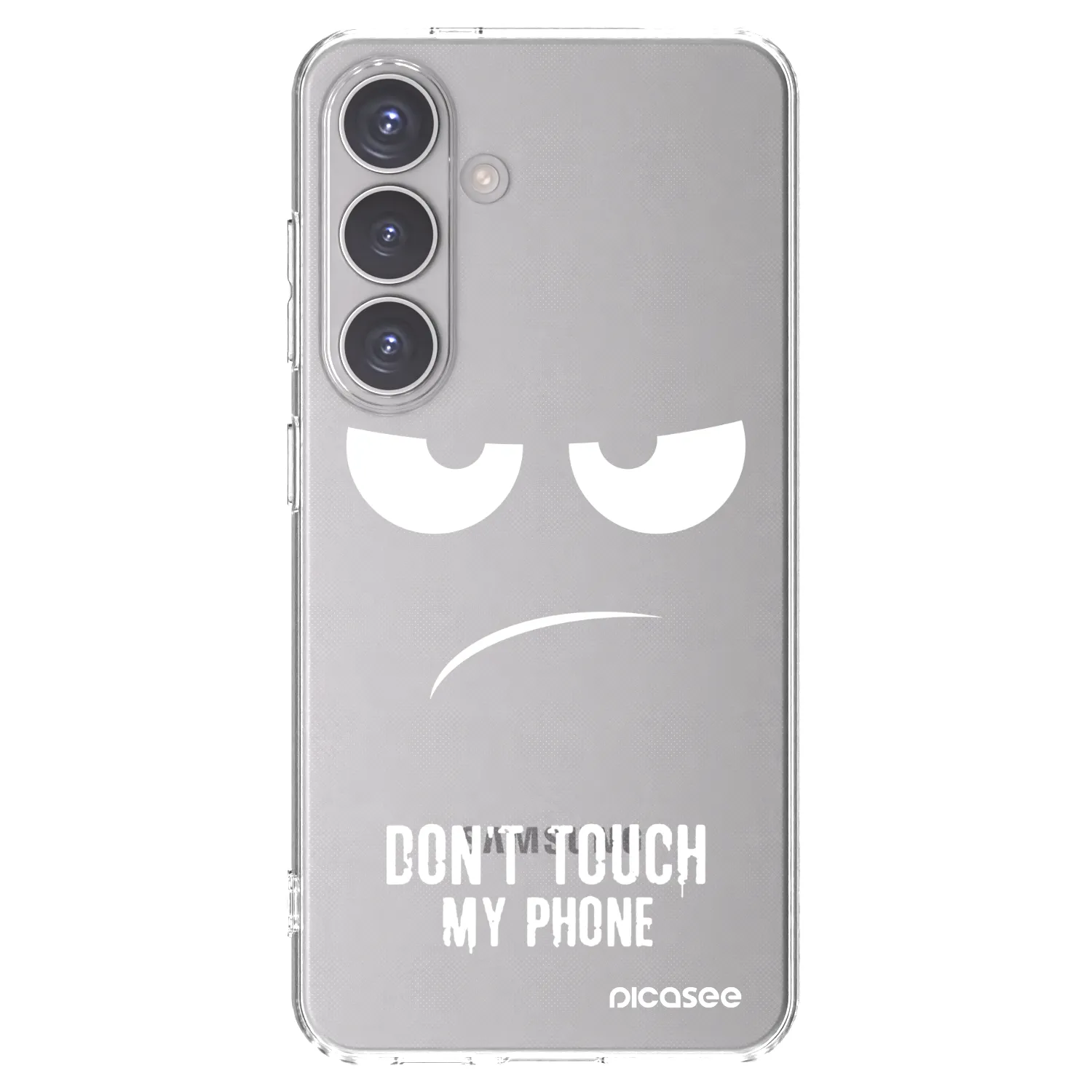 Picasee silikonski prozorni ovitek za Samsung Galaxy S24 S921B 5G - Don't Touch My Phone