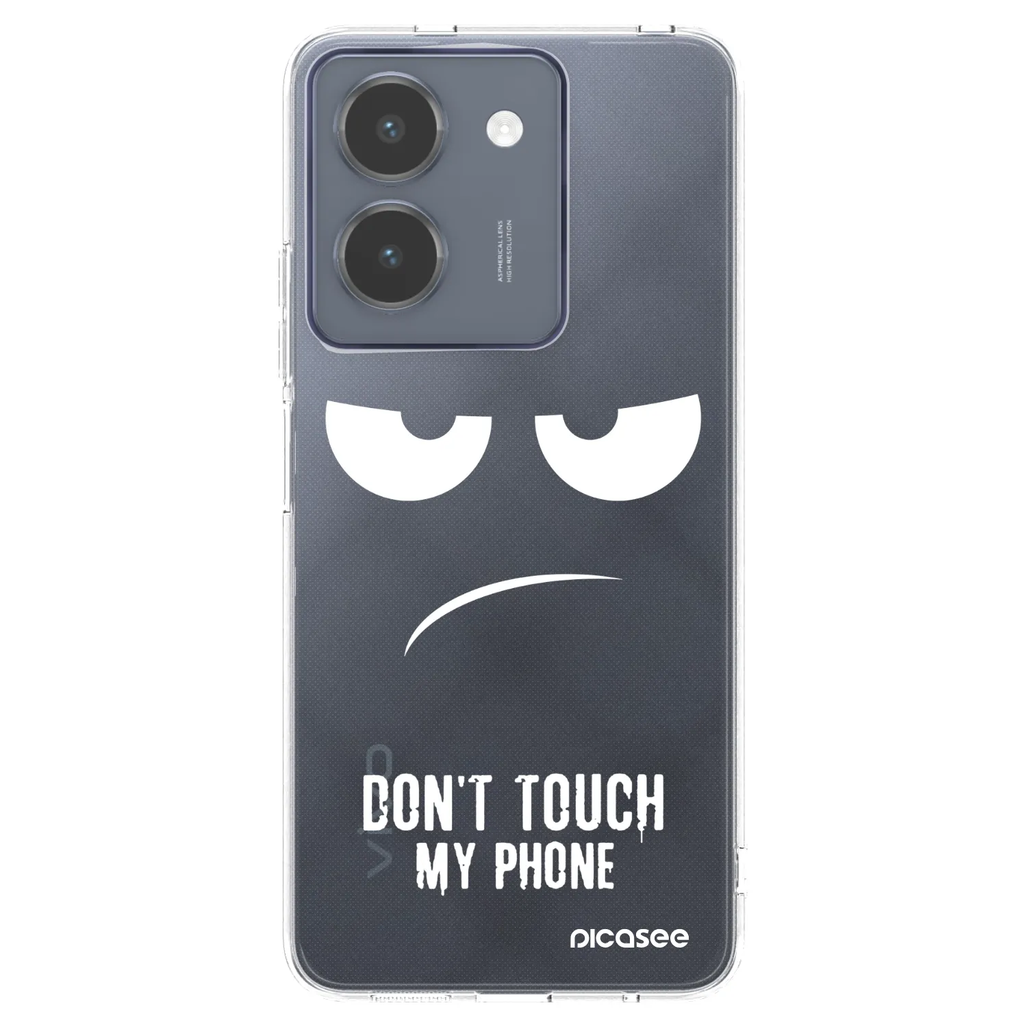 Picasee silikonski prozorni ovitek za Vivo Y36 4G - Don't Touch My Phone