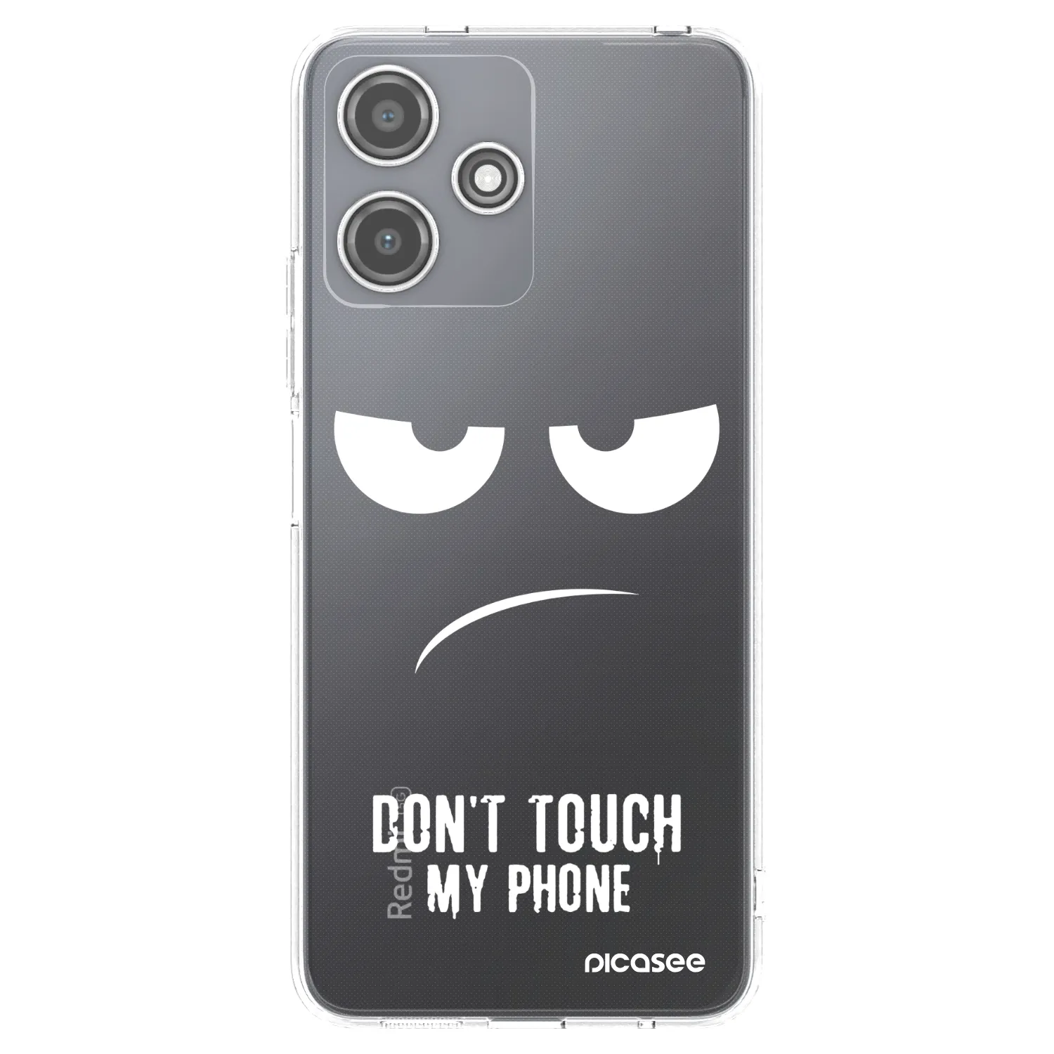 Picasee silikonski prozorni ovitek za Xiaomi Redmi 12 5G - Don't Touch My Phone