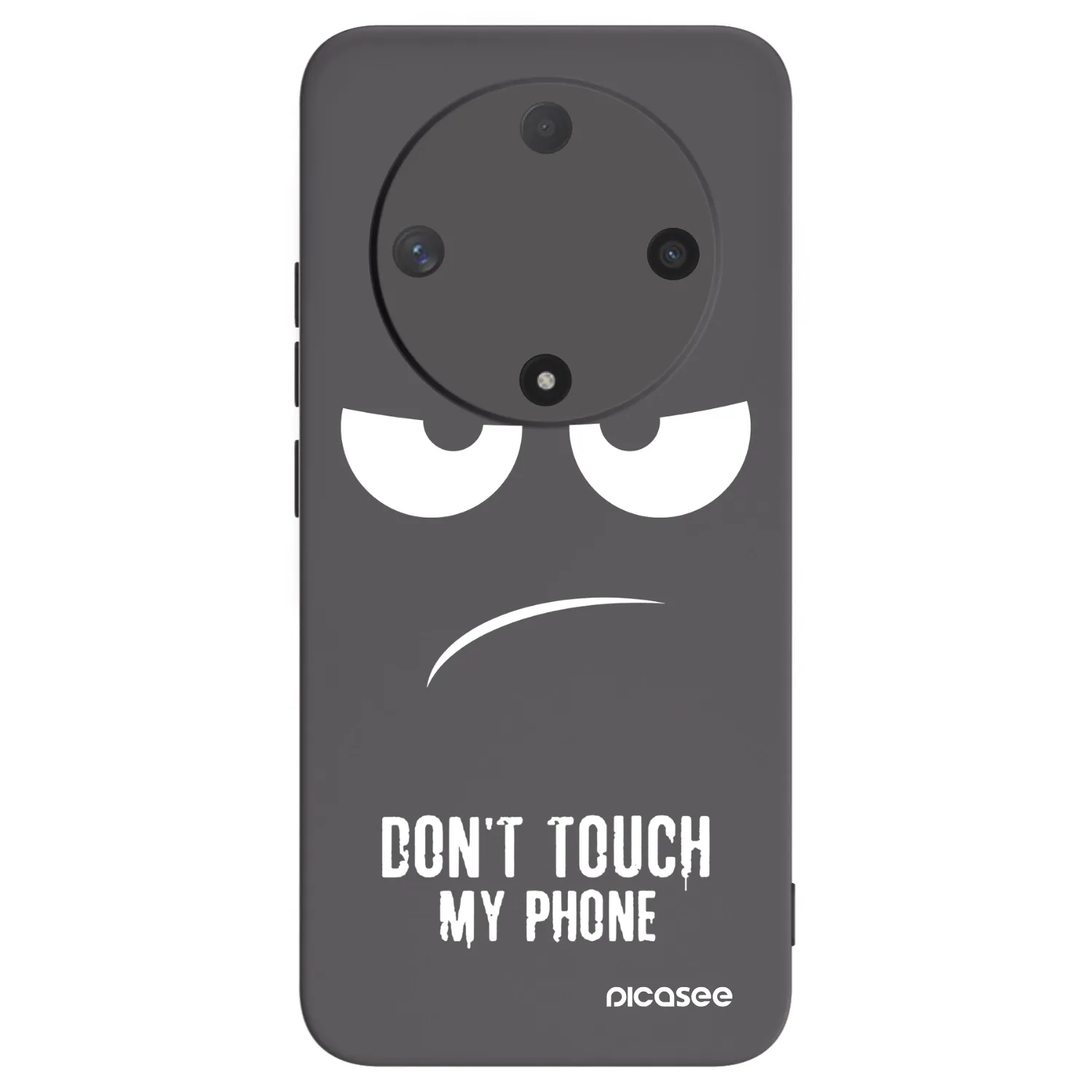 Picasee silikonski črni ovitek za Honor Magic6 Lite 5G - Don't Touch My Phone