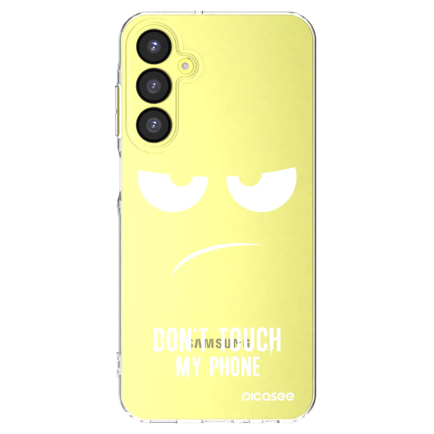 Picasee silikonski prozorni ovitek za Samsung Galaxy A25 A256B 5G - Don't Touch My Phone