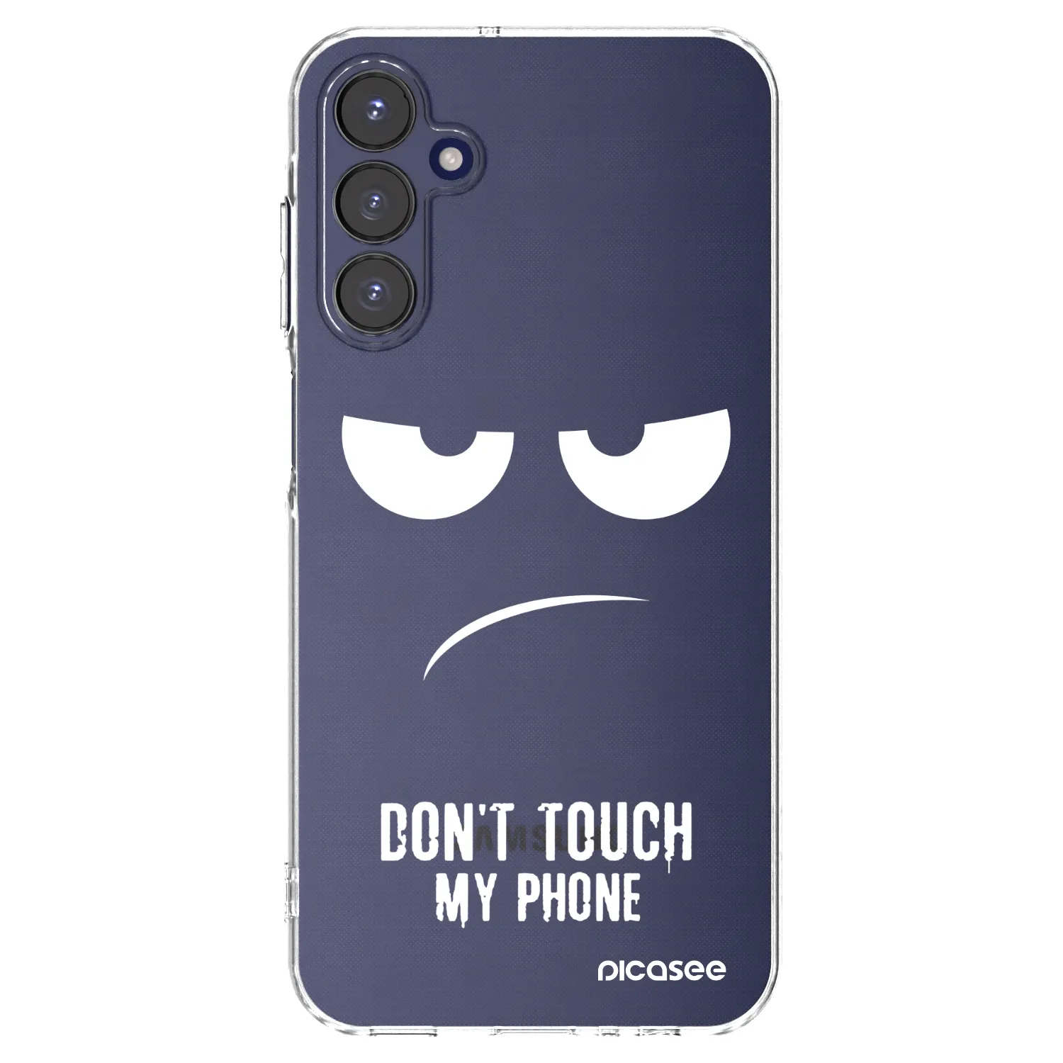 Picasee silikonski prozorni ovitek za Samsung Galaxy A15 A155F 4G - Don't Touch My Phone