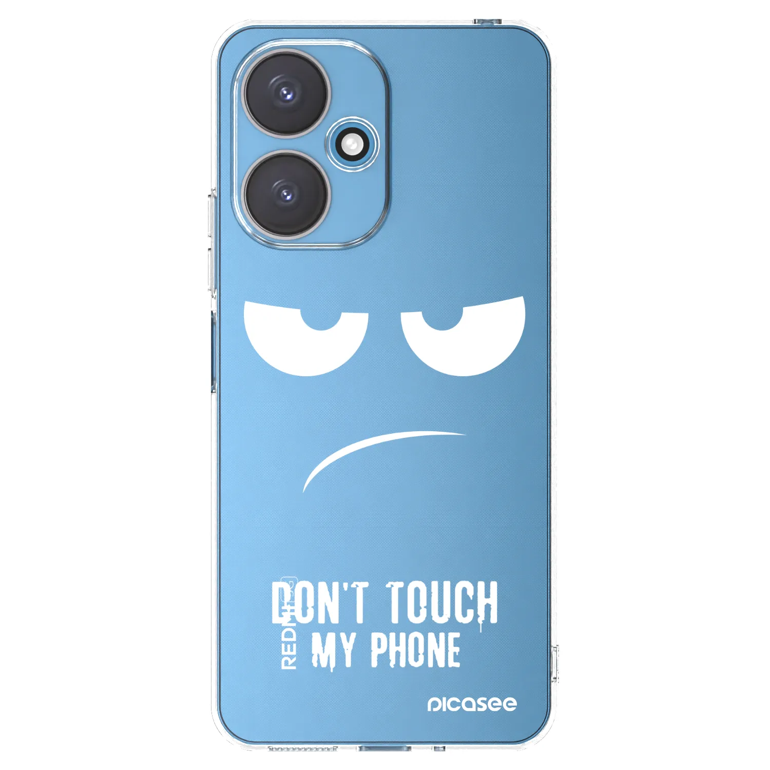 Picasee silikonski prozorni ovitek za Xiaomi Redmi 13C 5G - Don't Touch My Phone