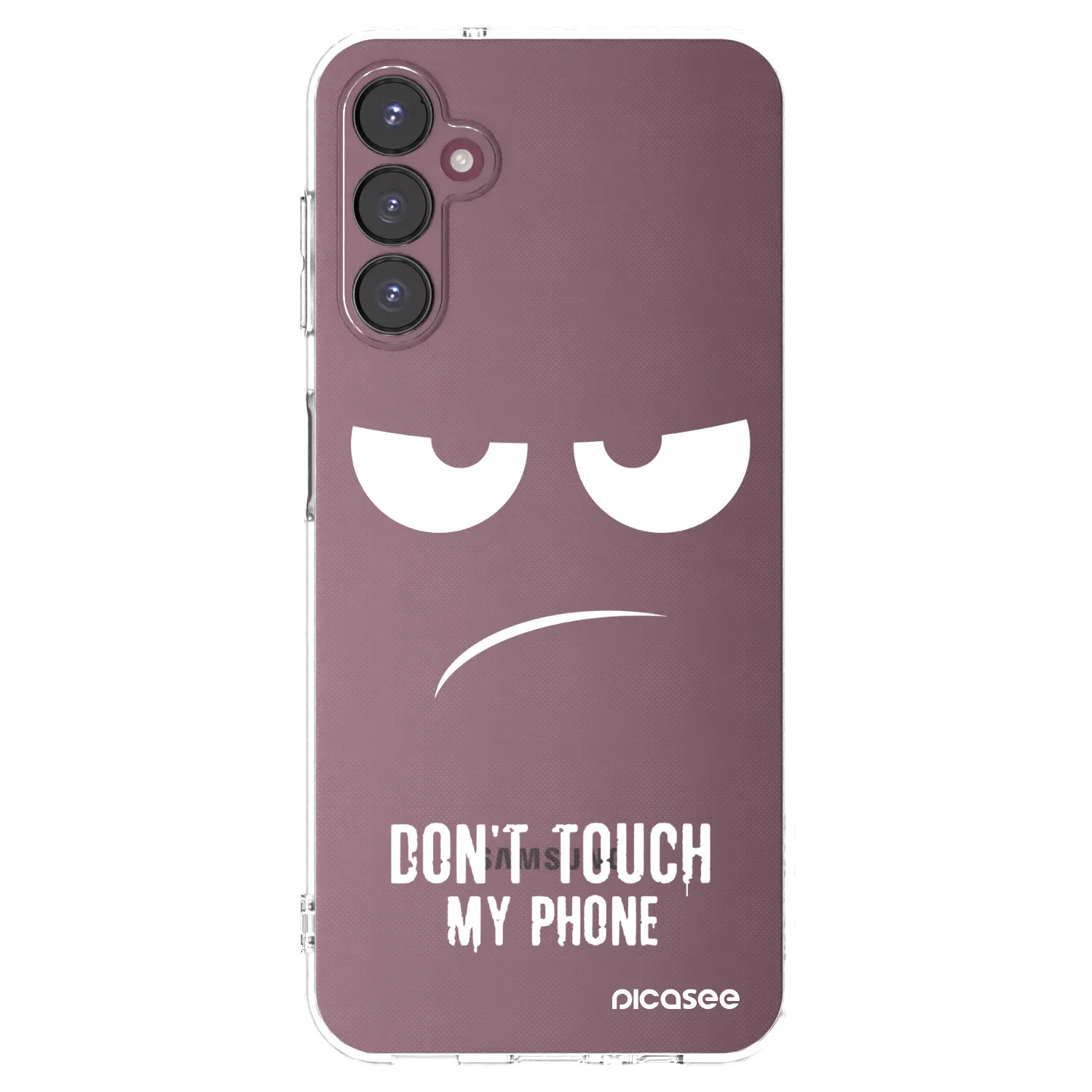 Picasee silikonski prozorni ovitek za Samsung Galaxy A05s A057G - Don't Touch My Phone