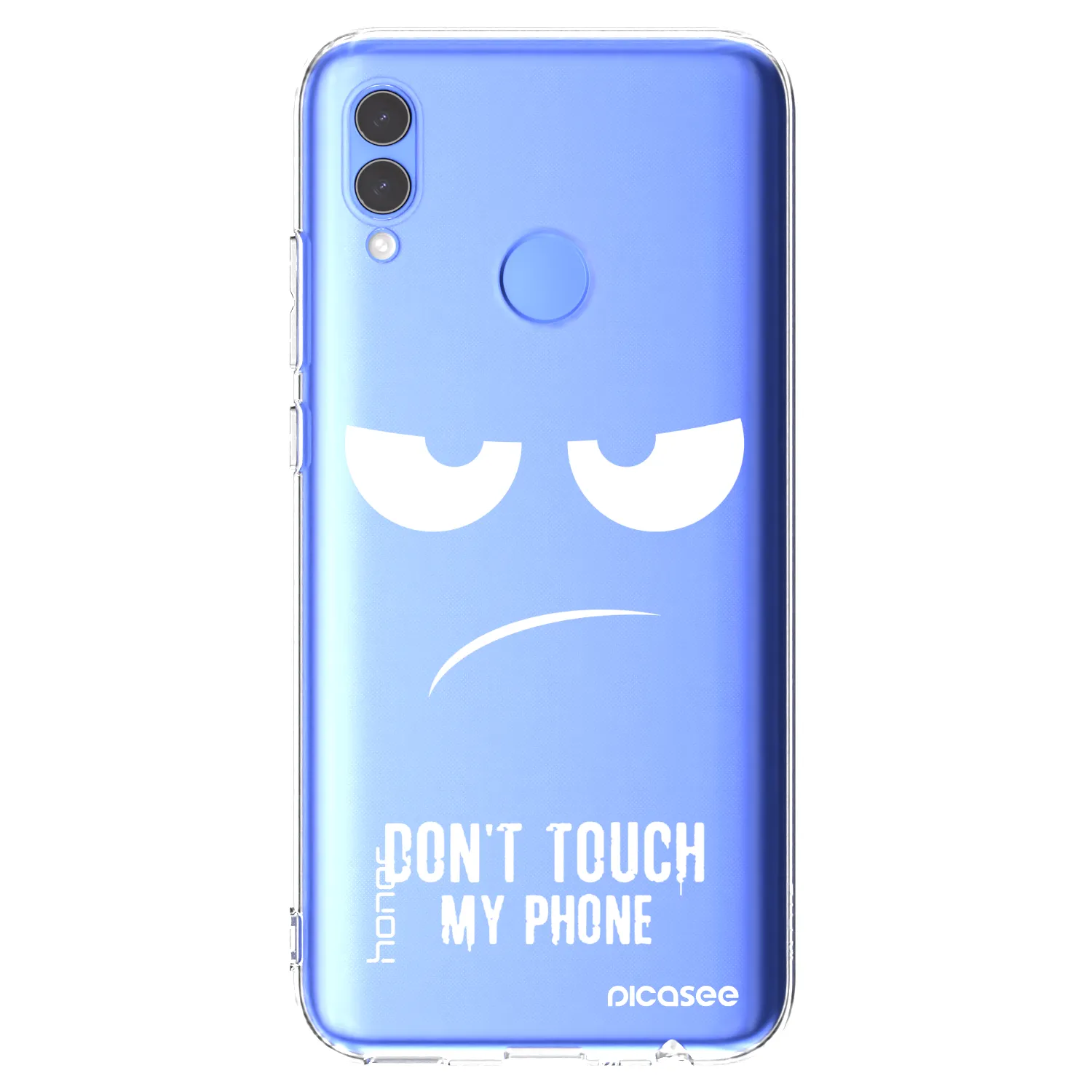 Picasee silikonski prozorni ovitek za Huawei P Smart 2019 - Don't Touch My Phone