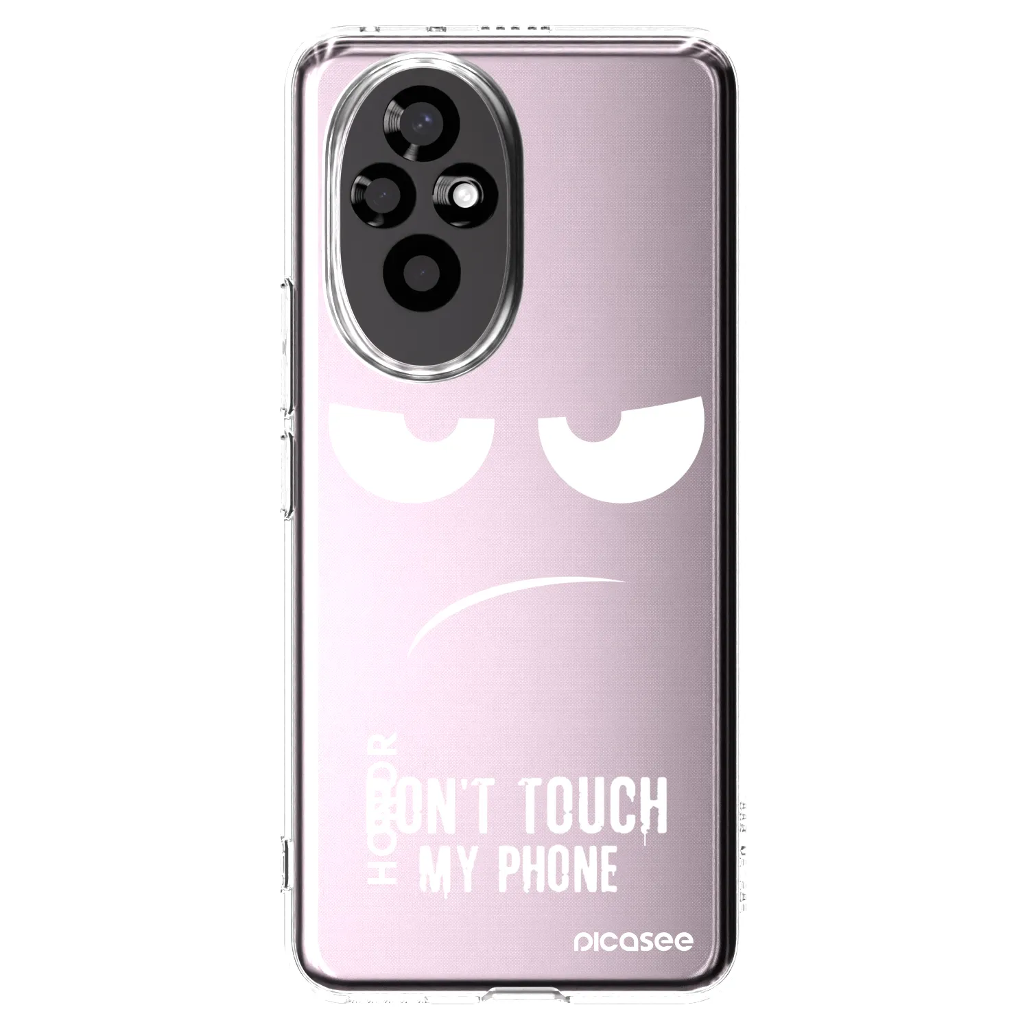 Picasee silikonski prozorni ovitek za Honor 200 Pro 5G - Don't Touch My Phone