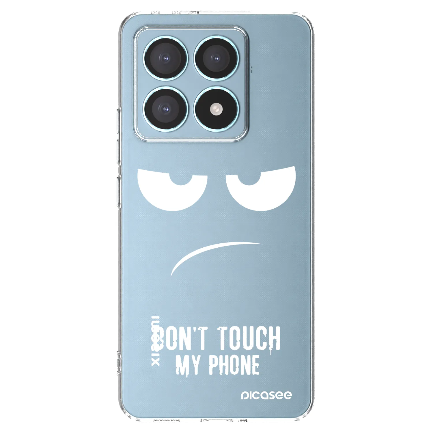 Picasee silikonski prozorni ovitek za Xiaomi 14T Pro - Don't Touch My Phone