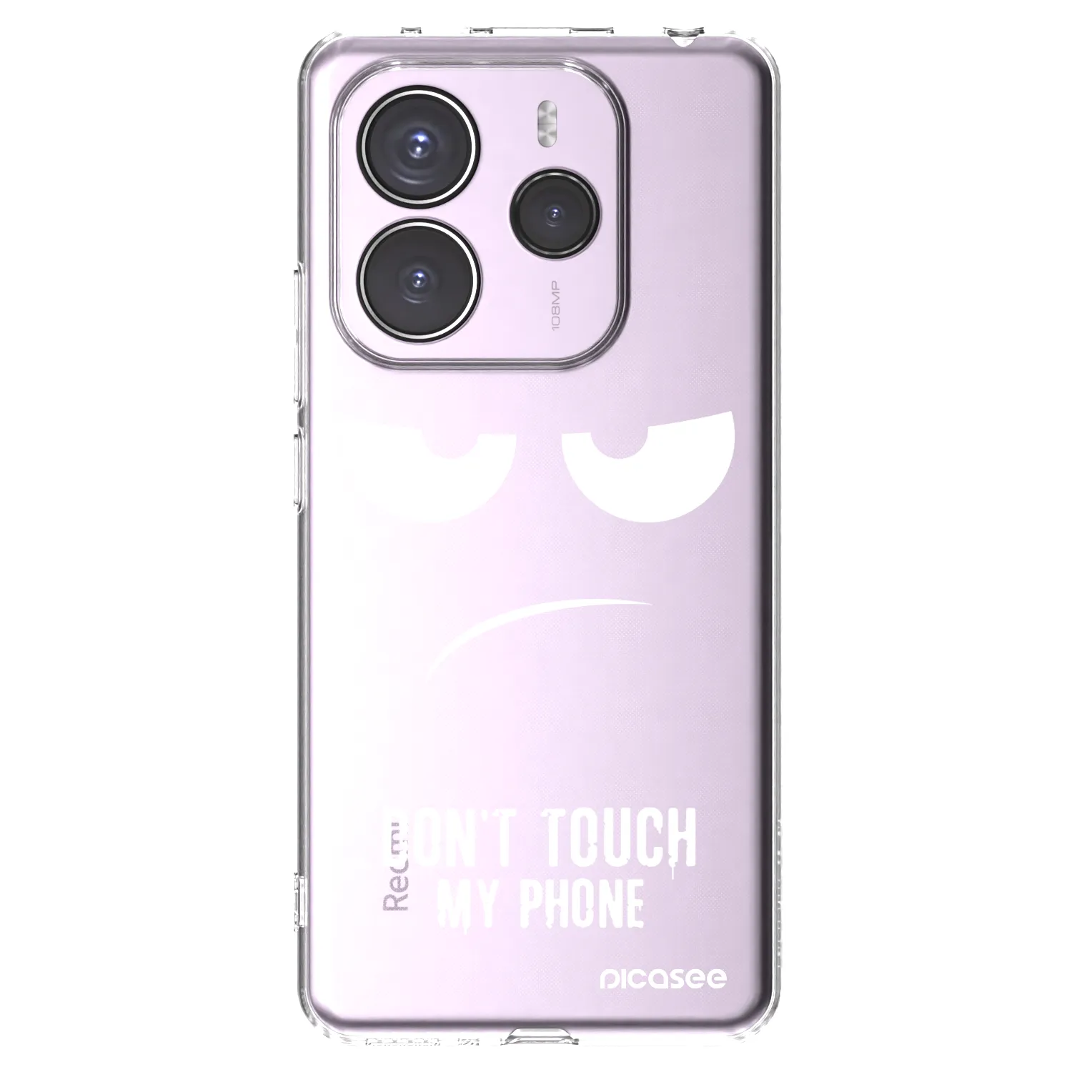 Picasee silikonski prozorni ovitek za Xiaomi Redmi Note 14 5G - Don't Touch My Phone