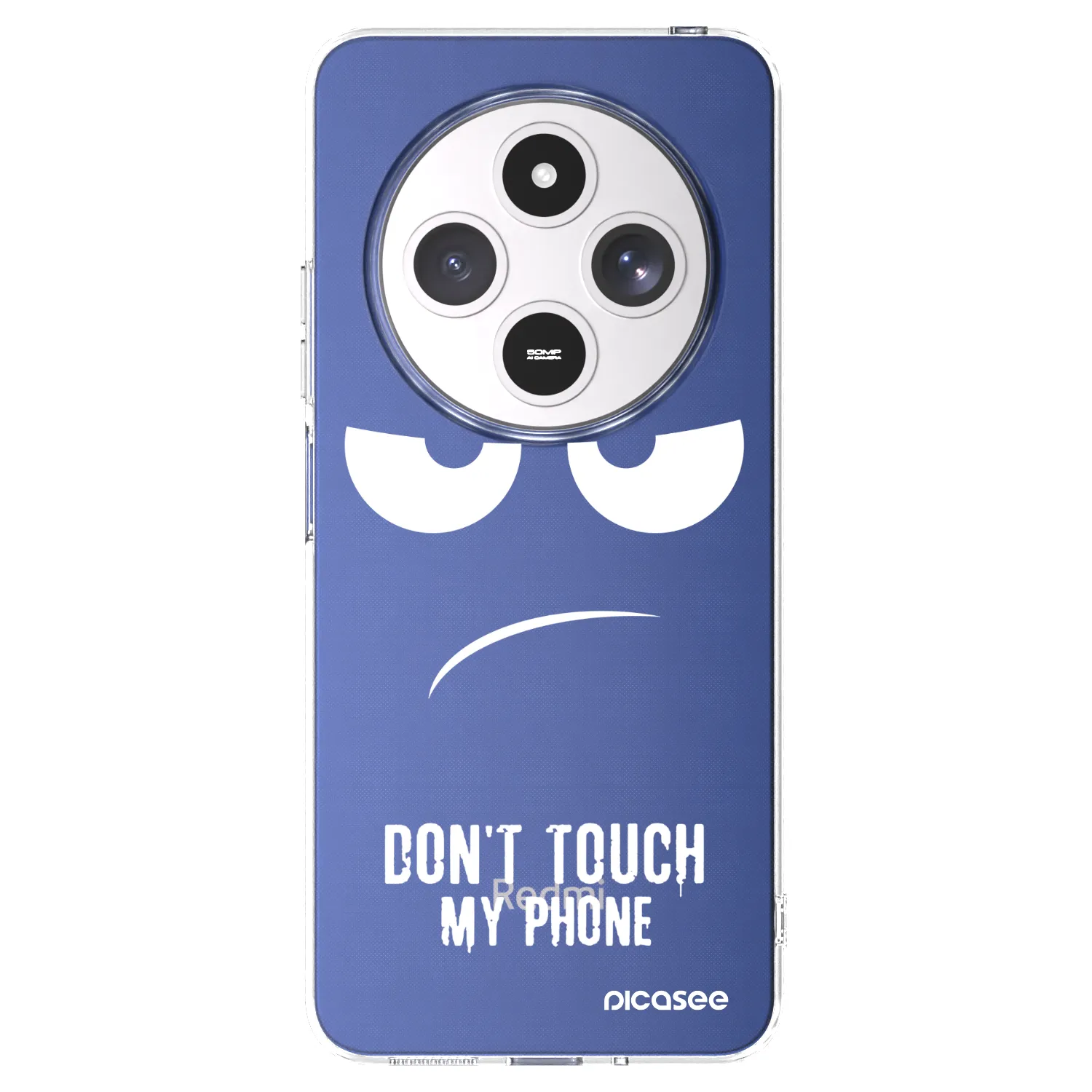 Picasee silikonski prozorni ovitek za Xiaomi Redmi 14C - Don't Touch My Phone