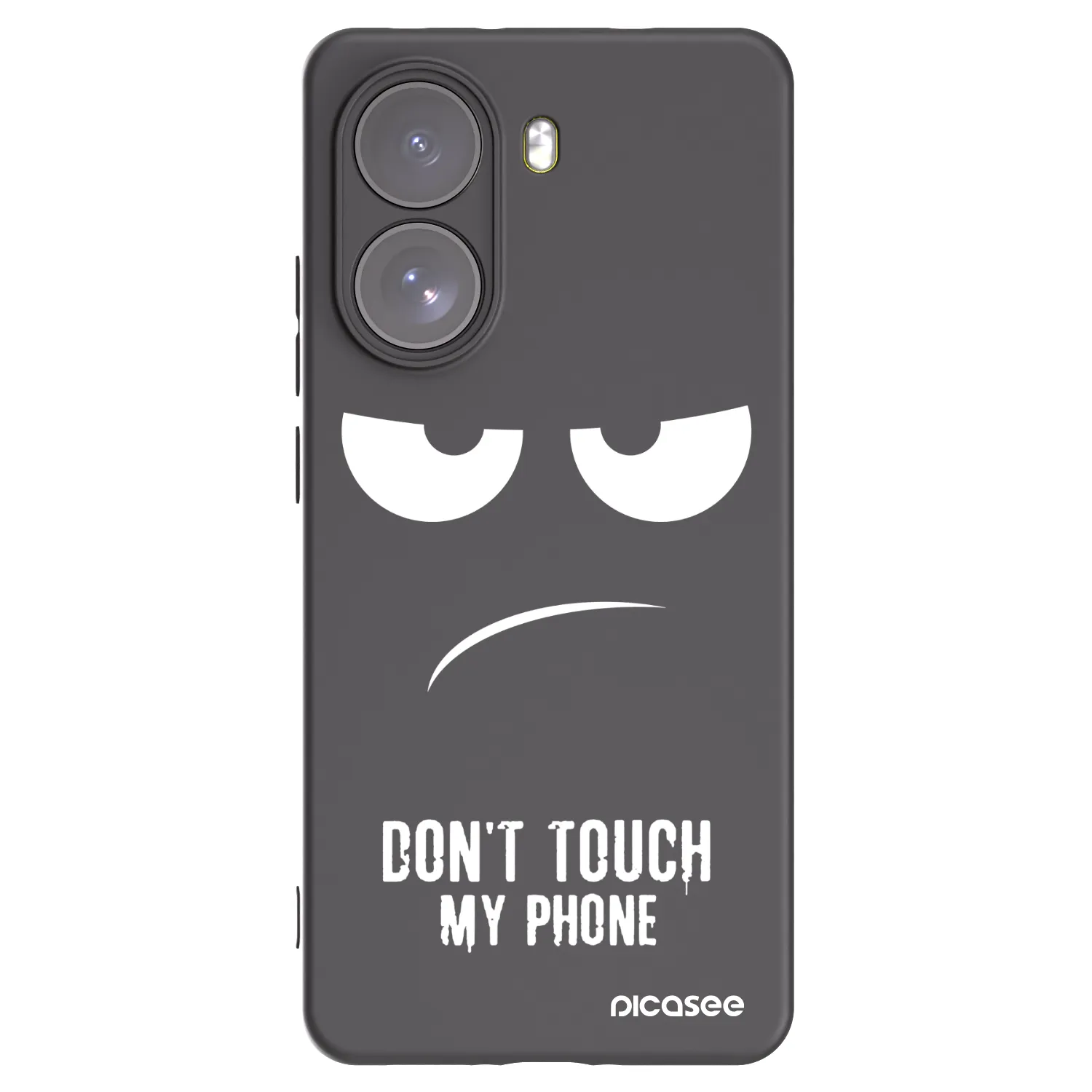 Picasee silikonski črni ovitek za Xiaomi Poco X7 - Don't Touch My Phone