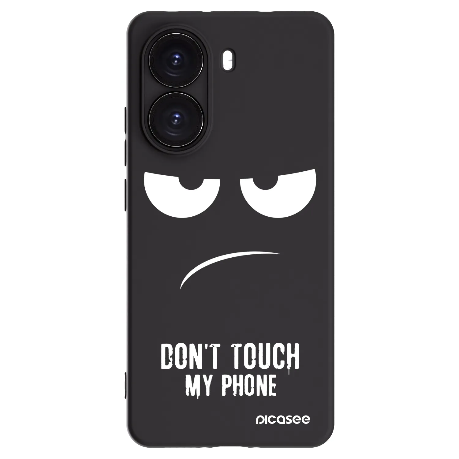 Picasee silikonski črni ovitek za Xiaomi Poco X7 Pro 5G - Don't Touch My Phone