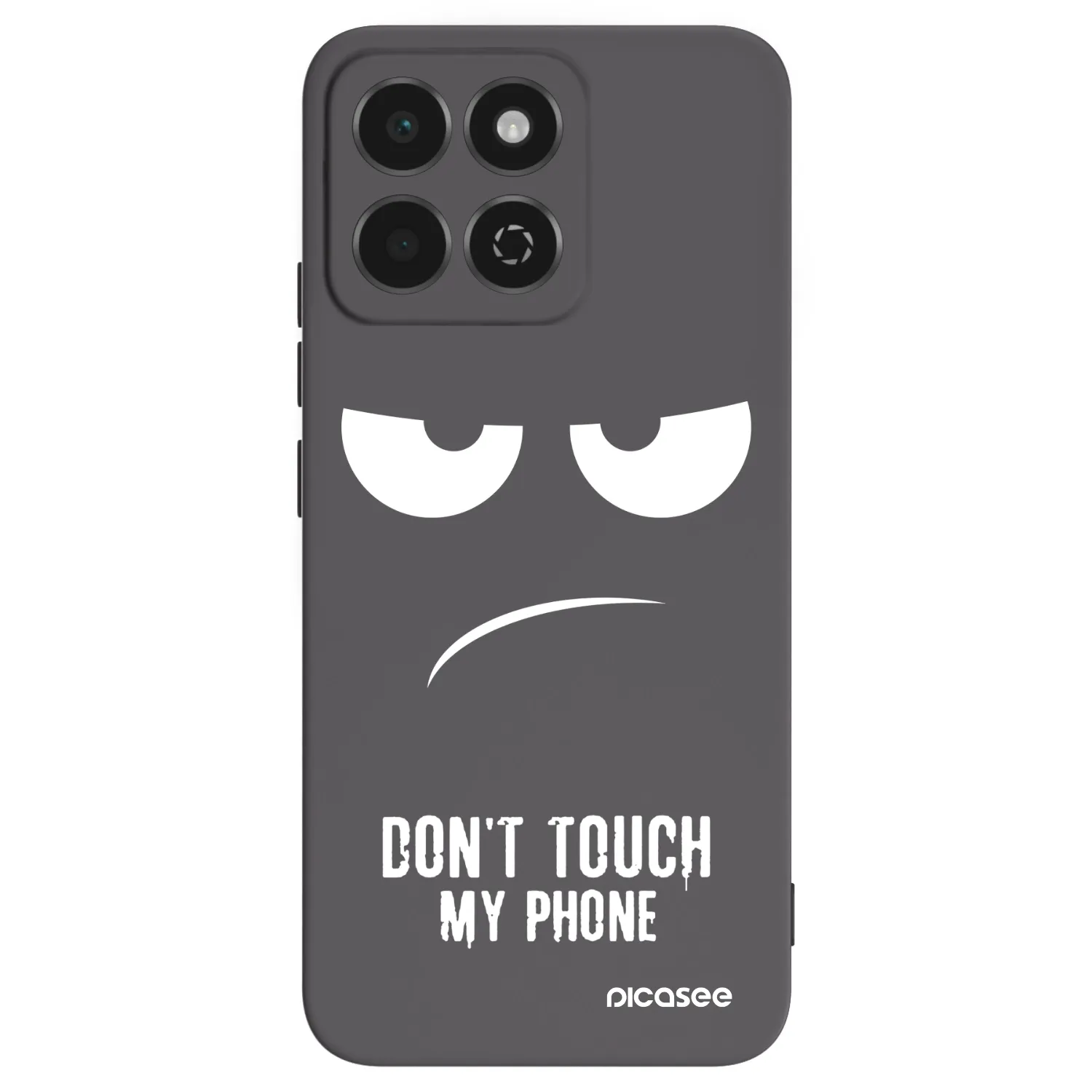 Picasee silikonski črni ovitek za Honor 200 Smart 5G - Don't Touch My Phone