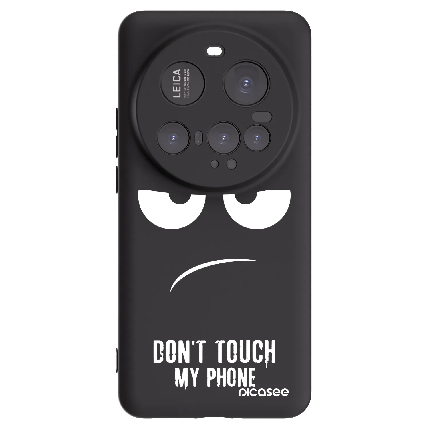 Picasee silikonski črni ovitek za Xiaomi 15 Ultra - Don't Touch My Phone