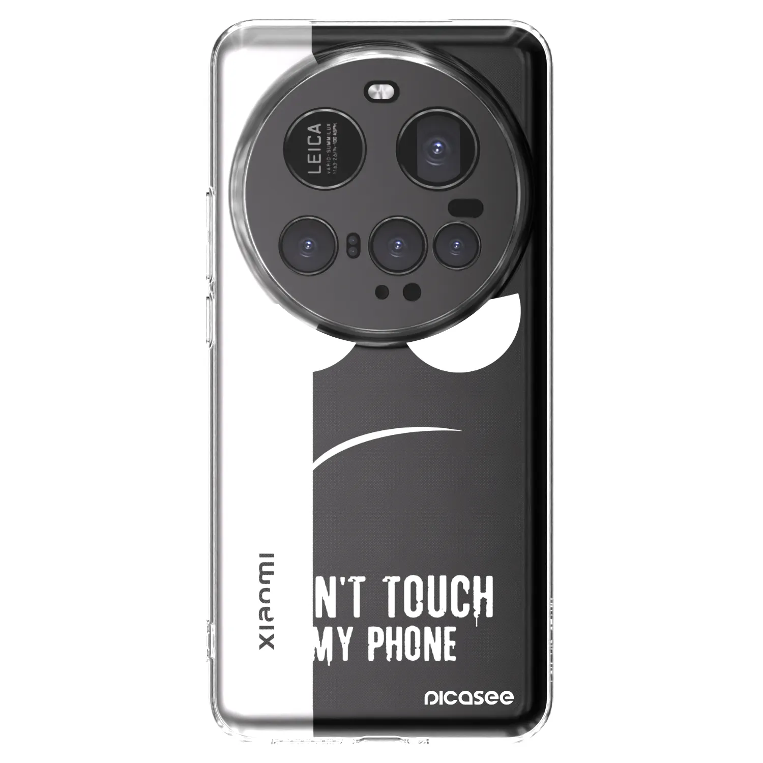 Picasee silikonski prozorni ovitek za Xiaomi 15 Ultra - Don't Touch My Phone