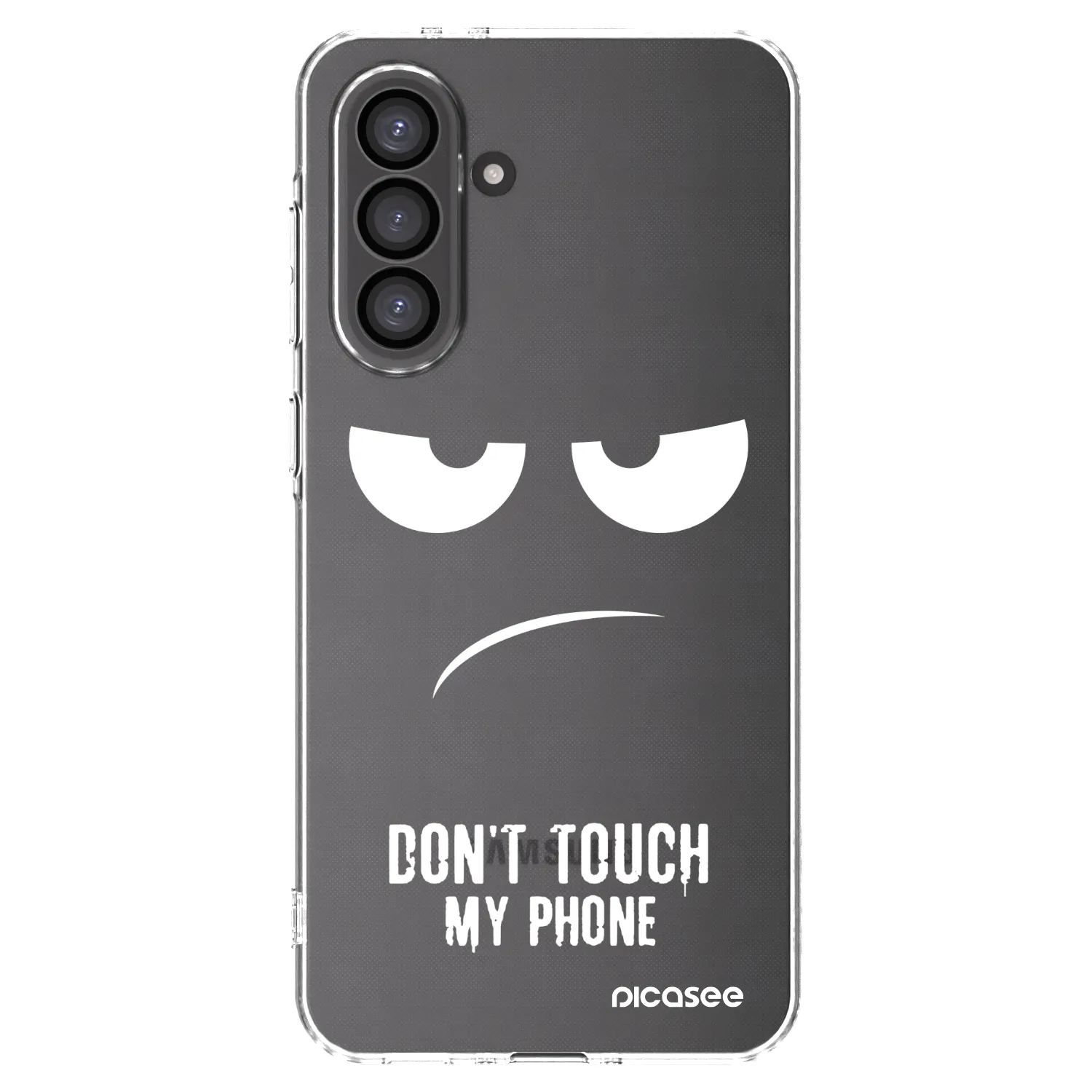 Picasee silikonski prozorni ovitek za Samsung Galaxy A56 5G A566B - Don't Touch My Phone
