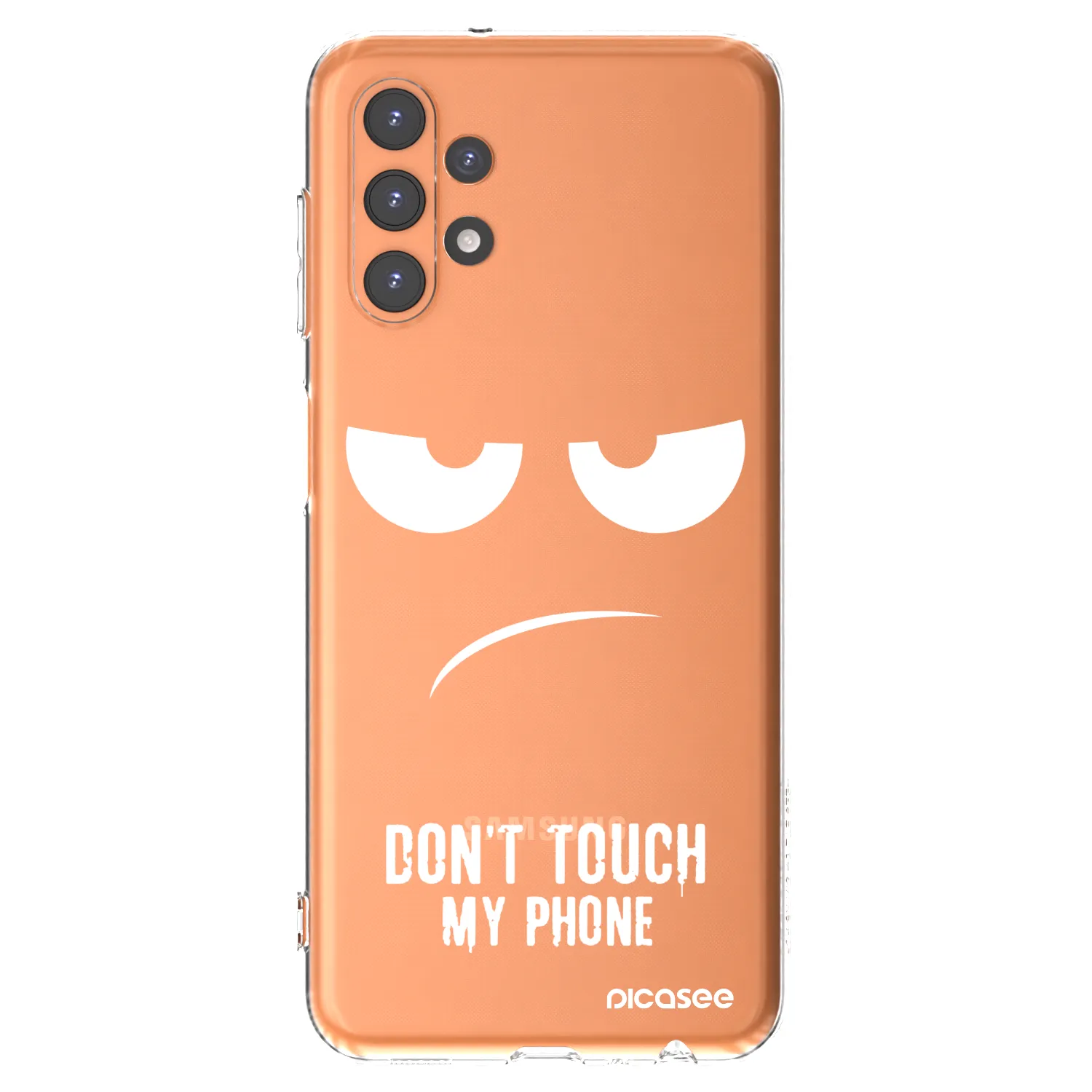 Picasee silikonski prozorni ovitek za Samsung Galaxy A13 5G - Don't Touch My Phone
